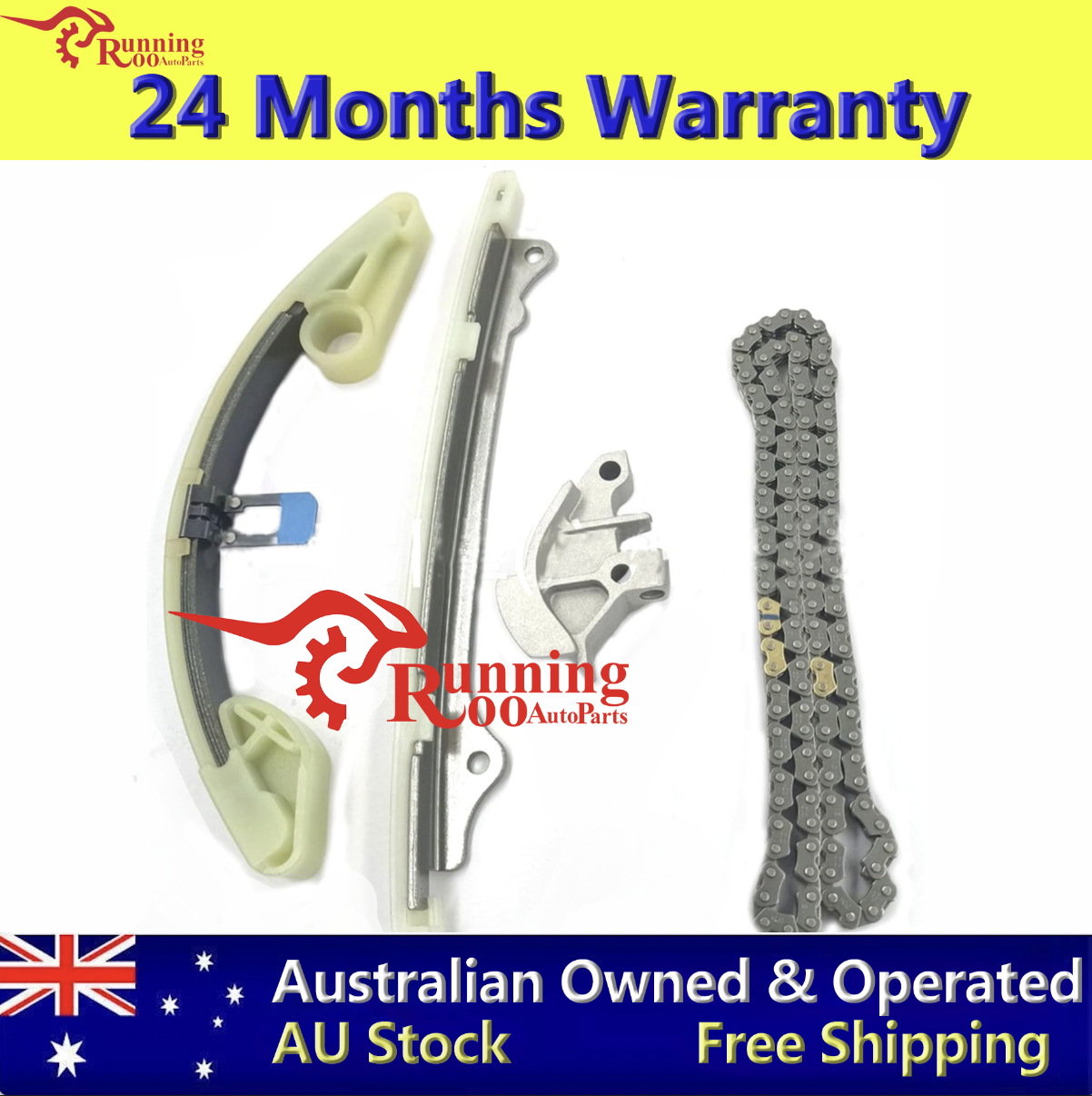 4Pcs Timing Chain Kit for Honda Fit 2009 1.3L GE6