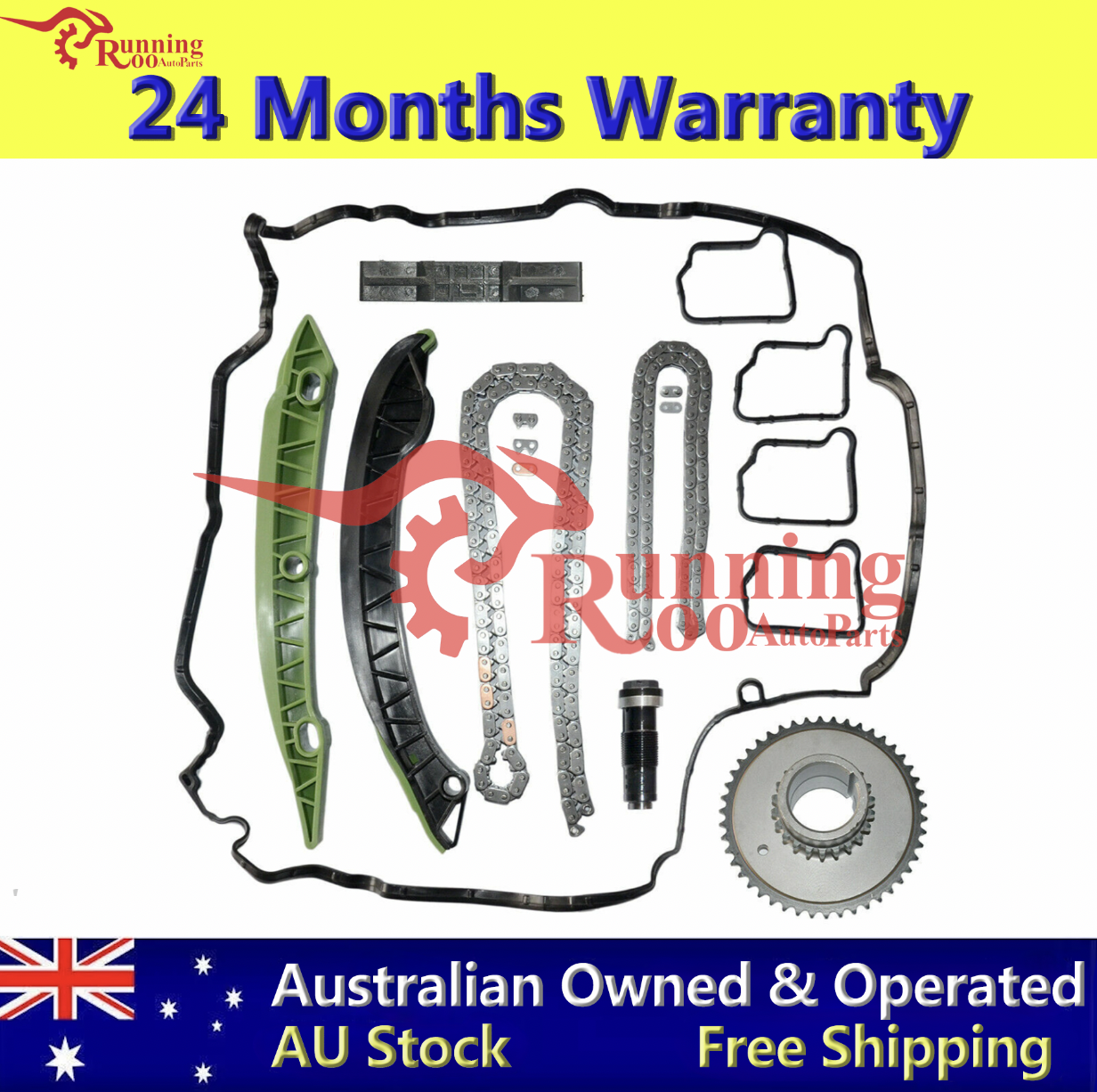 New Timing Chain Kit w/ Gear Mercedes M271 W204 W212 R172 C200 C250 0009931078