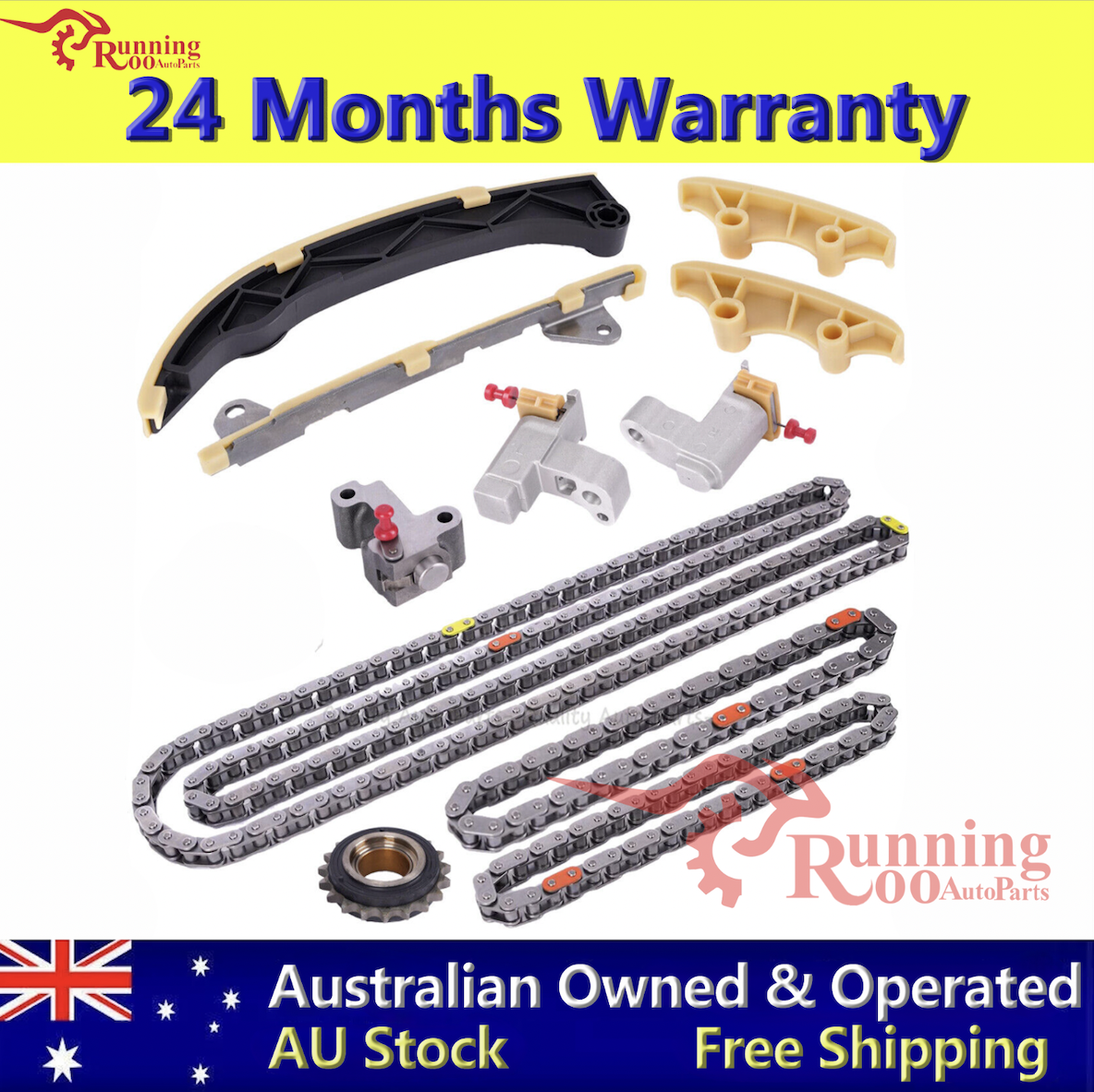 Timing Chain Kit For Toyota Lexus RC350 RX350 RX450H RX450HL Highlander 7GR 3.5L