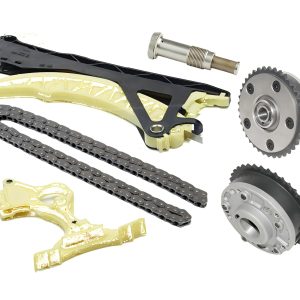 Timing Chain Kit+2 Camshaft VVT(Intake+Exhaust)Gears For BMW N45 N40 E46 316i