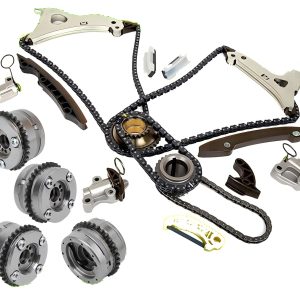 4xCamshaft Adjusters+Timing Chain Kit For Mercedes-Benz W212 W166 M276 E350 C350