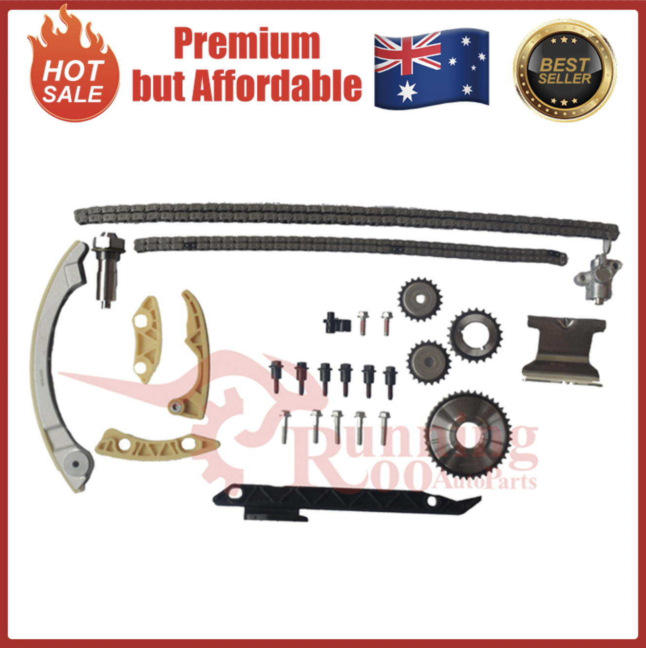 Timing Chain Kit with Gears Fit Holden Captiva CG 2.4L 4Cyl LE5 LE9 01/2011-On