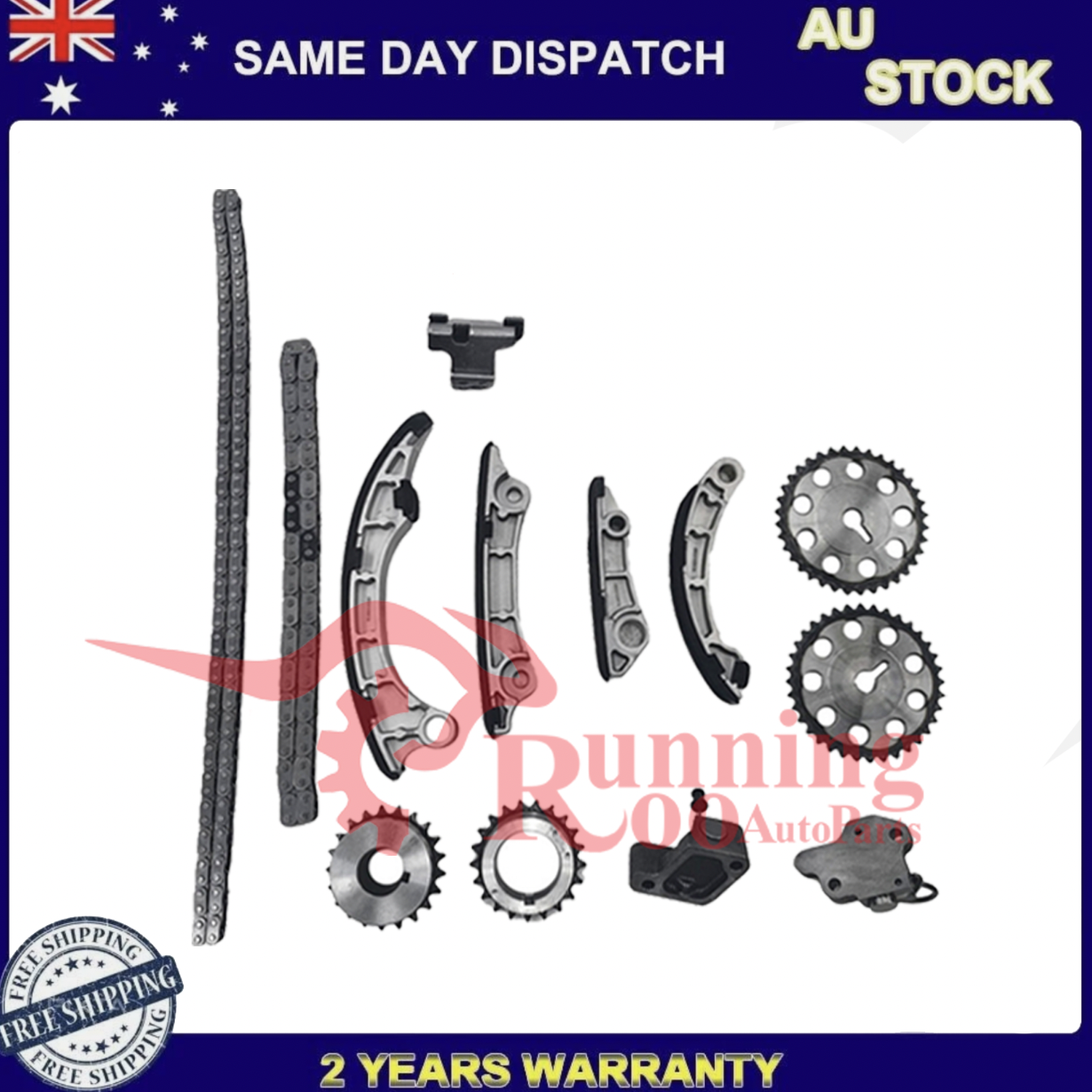 1GD-FTV 2GD-FTV Timing Chain Kit For Toyota Prado HiAce Hilux 2.4L 2.8L Diesel