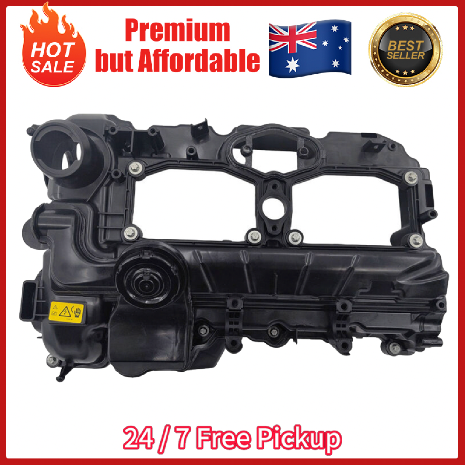 For 228i 320i 328i 428i 528i X1 X3 X4 X5 Z4 L4 2.0L Engine Valve Cover w/ Gasket