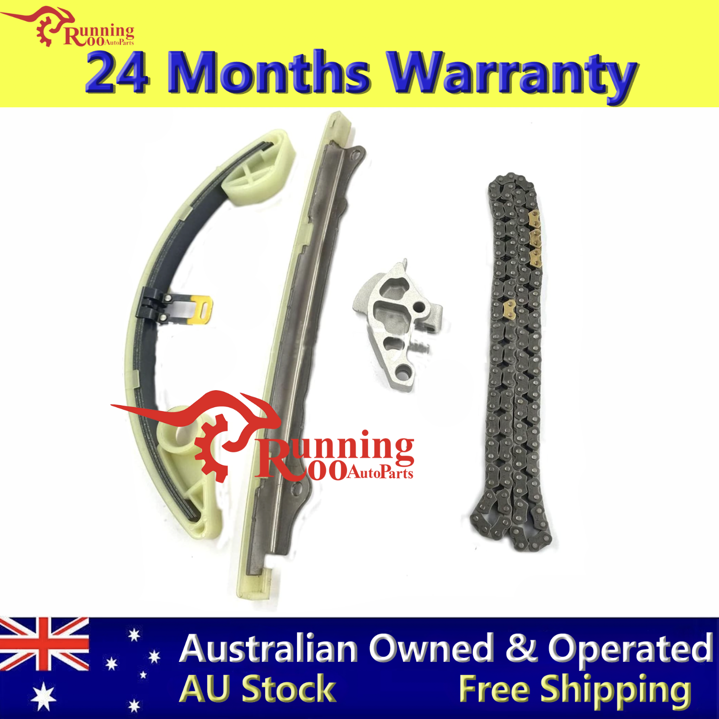 4Pcs Timing Chain Kit for Honda Fit 2009 1.5L GE8 GM2