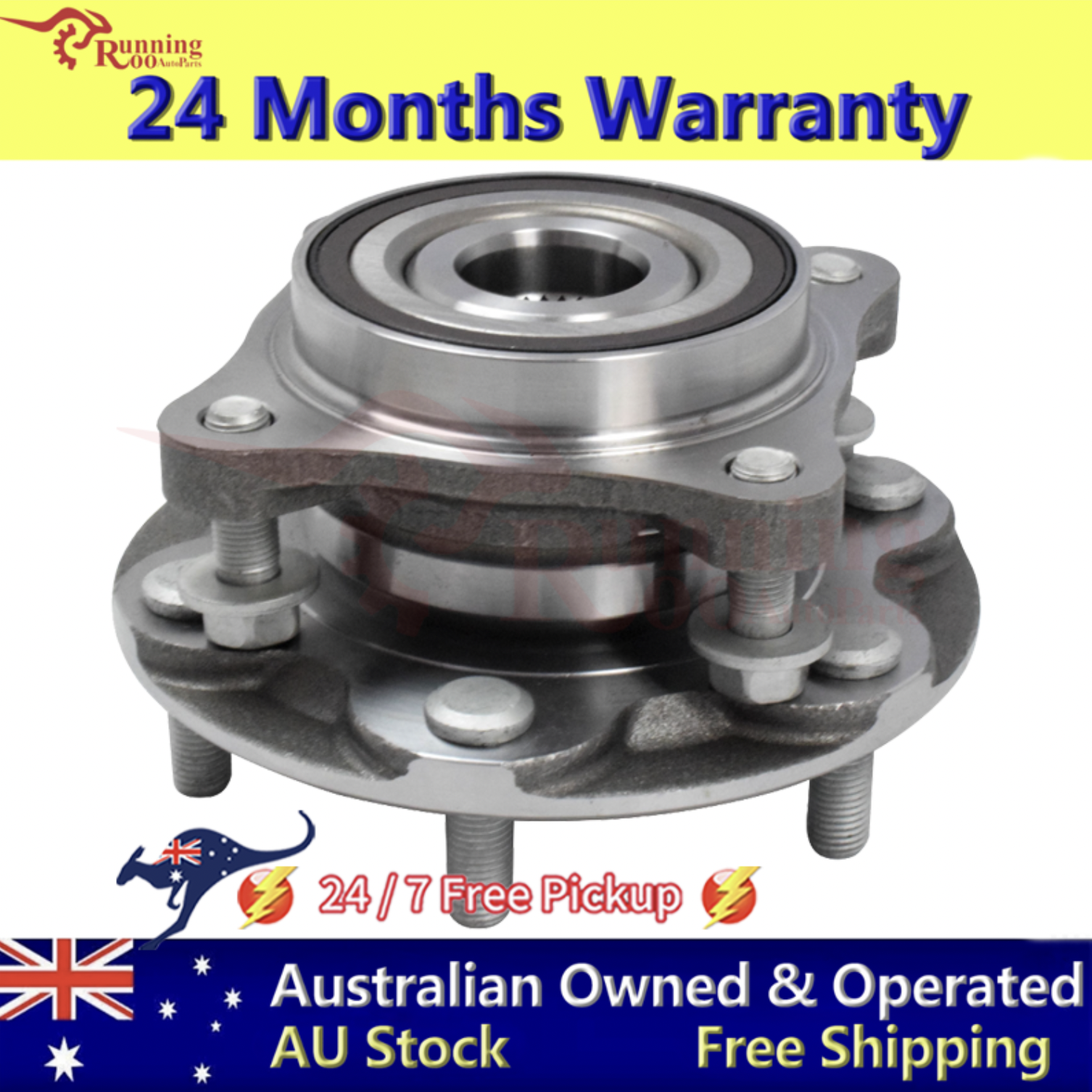 Front Wheel Bearing Hubs ABS fit for Toyota Landcruiser Prado 120 Series