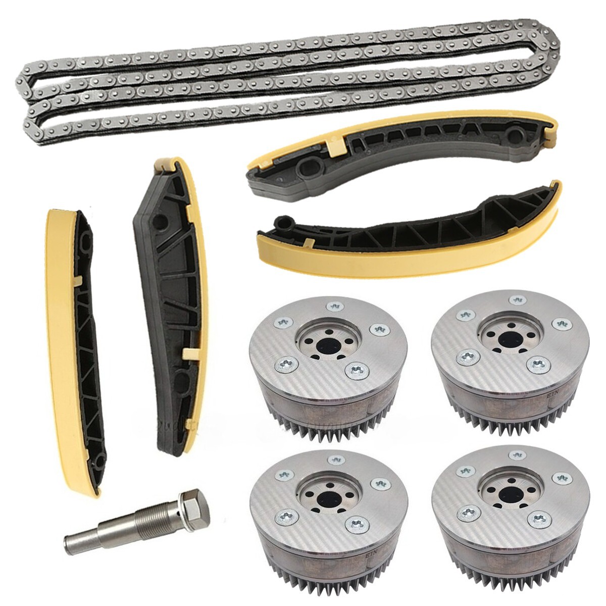 Timing Chain Kit Camshaft Phaser For Mercedes Benz C-Class CL63 ML63 GLA45 6.2L