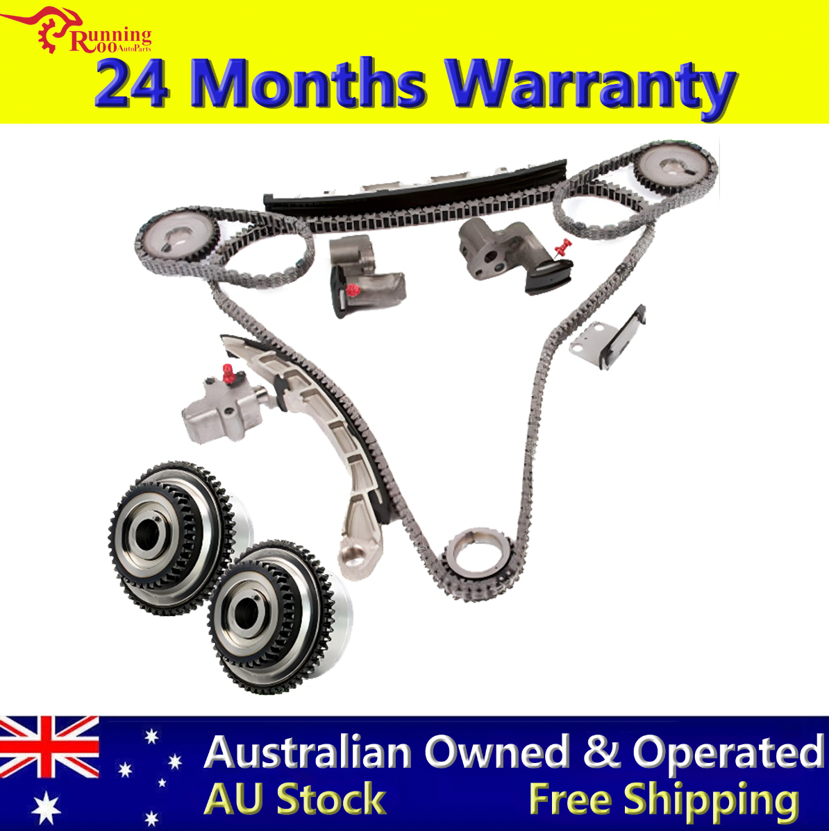 Timing Chain Kit + VVT For Infiniti FX35 G35 Nissan 350Z Altima 3.5 VQ35DE