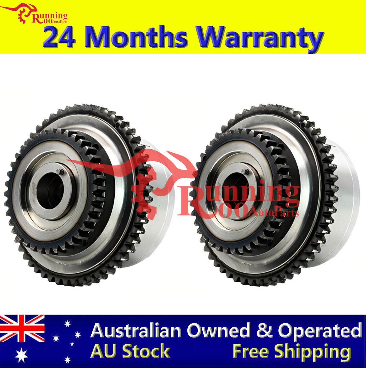 2PCS INTAKE CAMSHAFT SPROCKET Fit Xterra Infiniti 3.5L 4.0L 13025EA22A