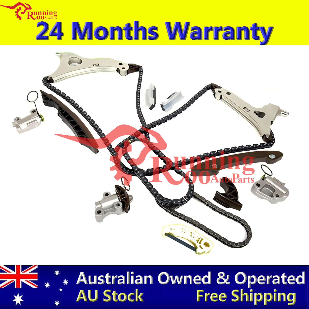 Timing Chain Kit Match Mercedes-Benz M276 E300 C350 E350 GLK300 ML350 3.5L 11-15