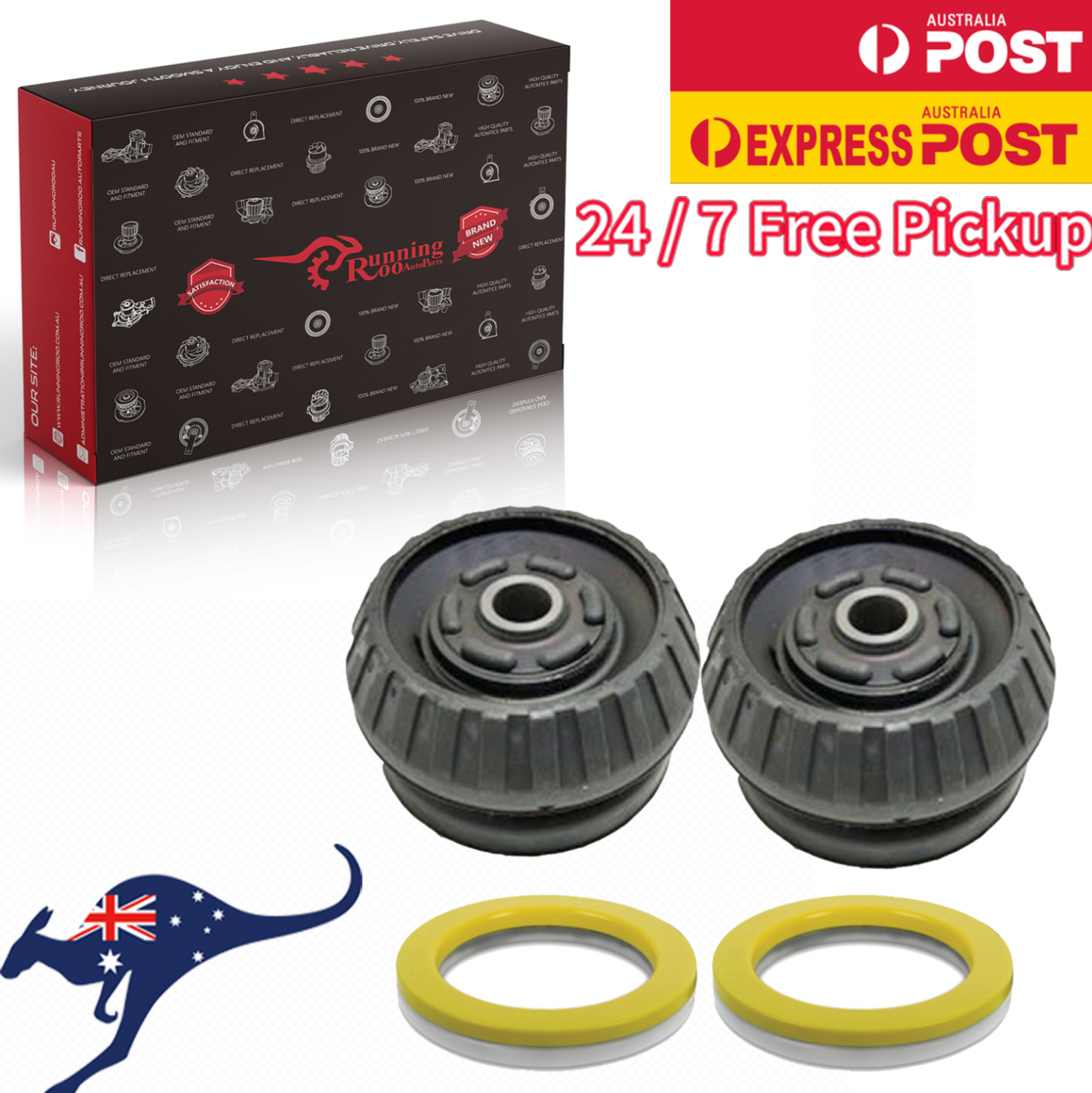 RunningRoo Front Strut Mount Bearing Kit For Holden Commodore VE-VF