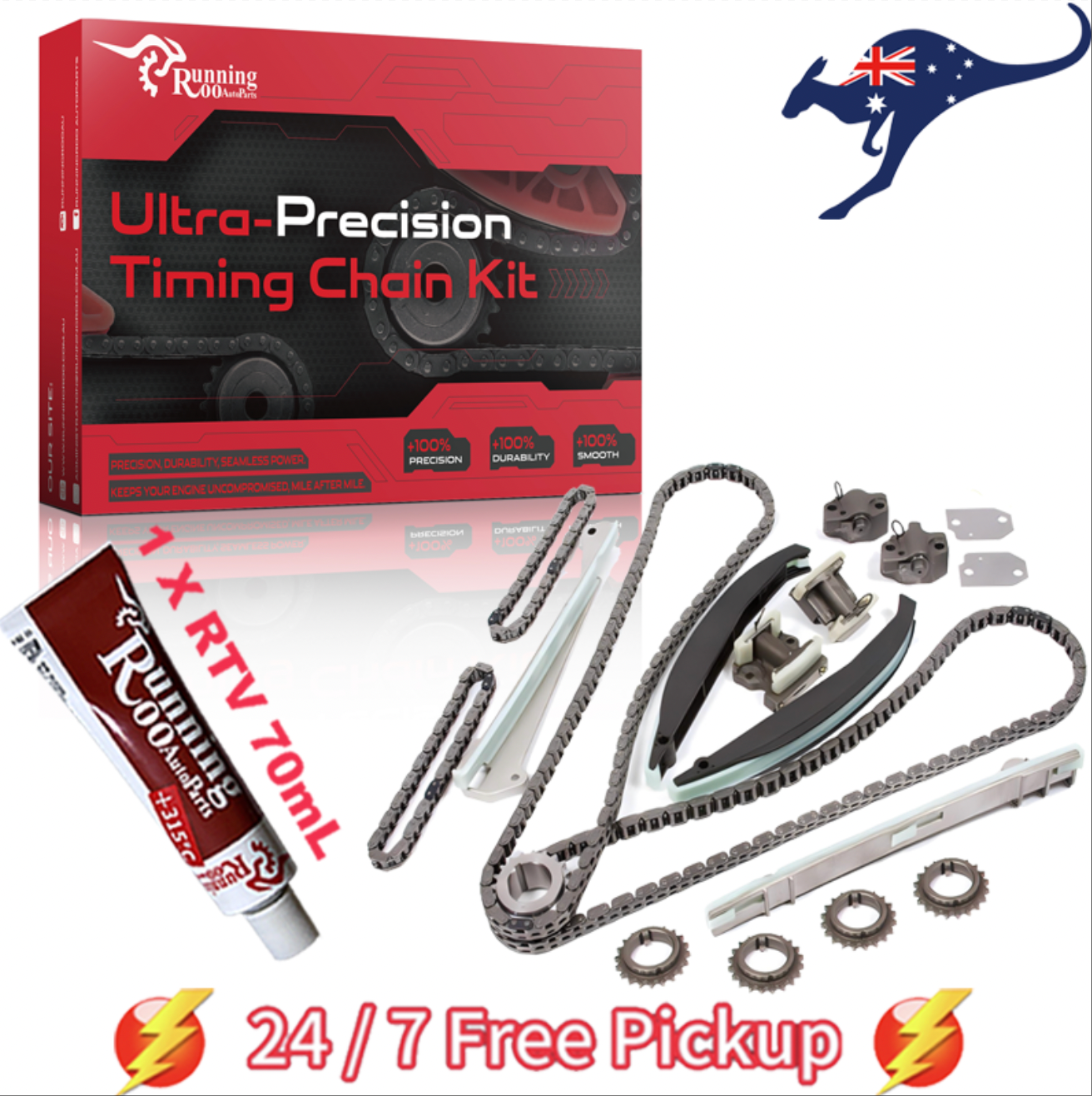 TIMING CHAIN KIT WITH GEARS FOR FORD FALCON BA BF V8 5.4L XR8 BOSS 260 MODELS