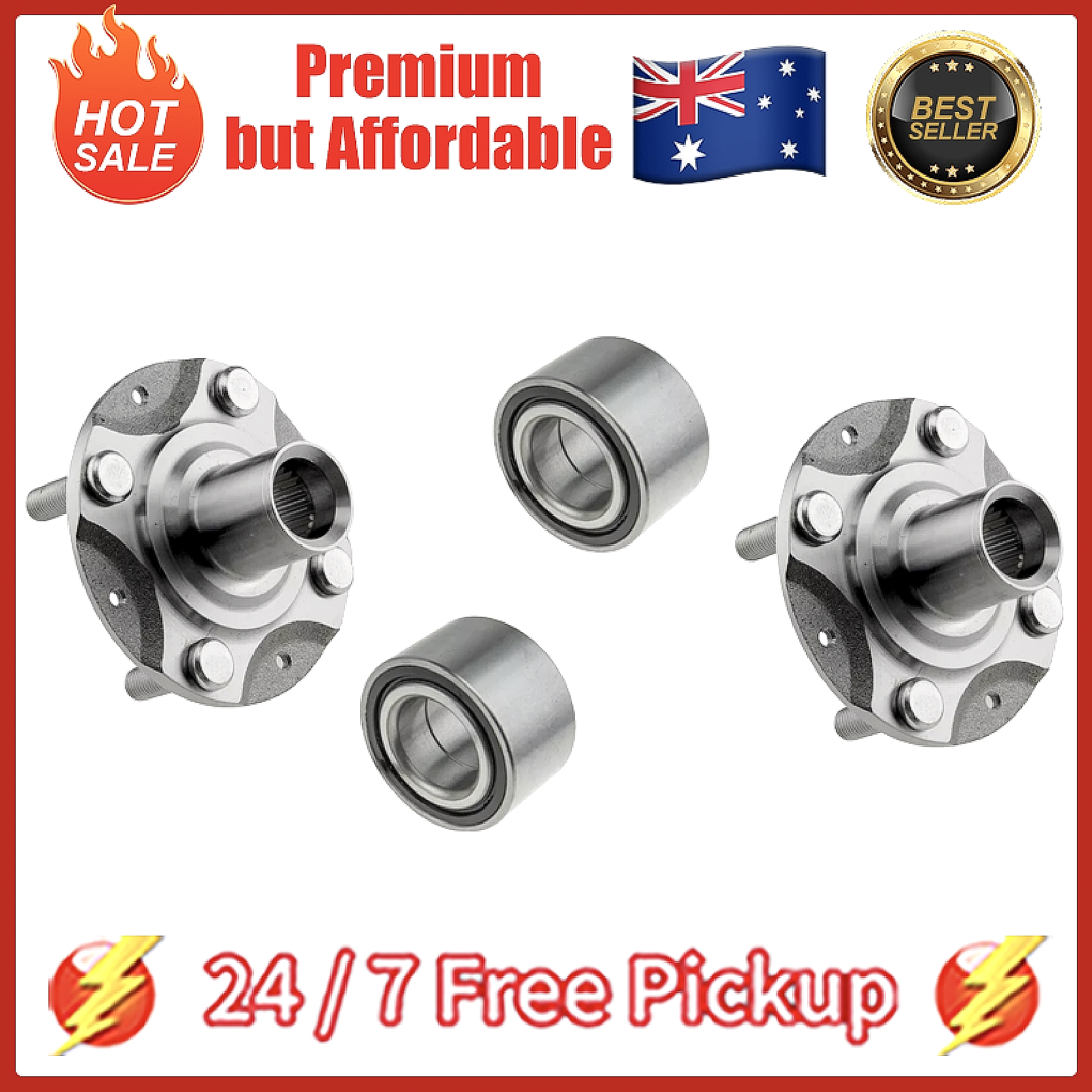 Front Wheel Hub & Bearing Assembly For HONDA JAZZ 2002-2008 KLP/HD/162A