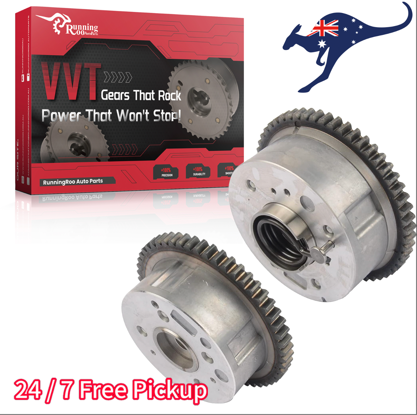 RunningRoo 2PCS VVT Gears Fit Mitsubishi Lancer EVO-X Outlander 4B11