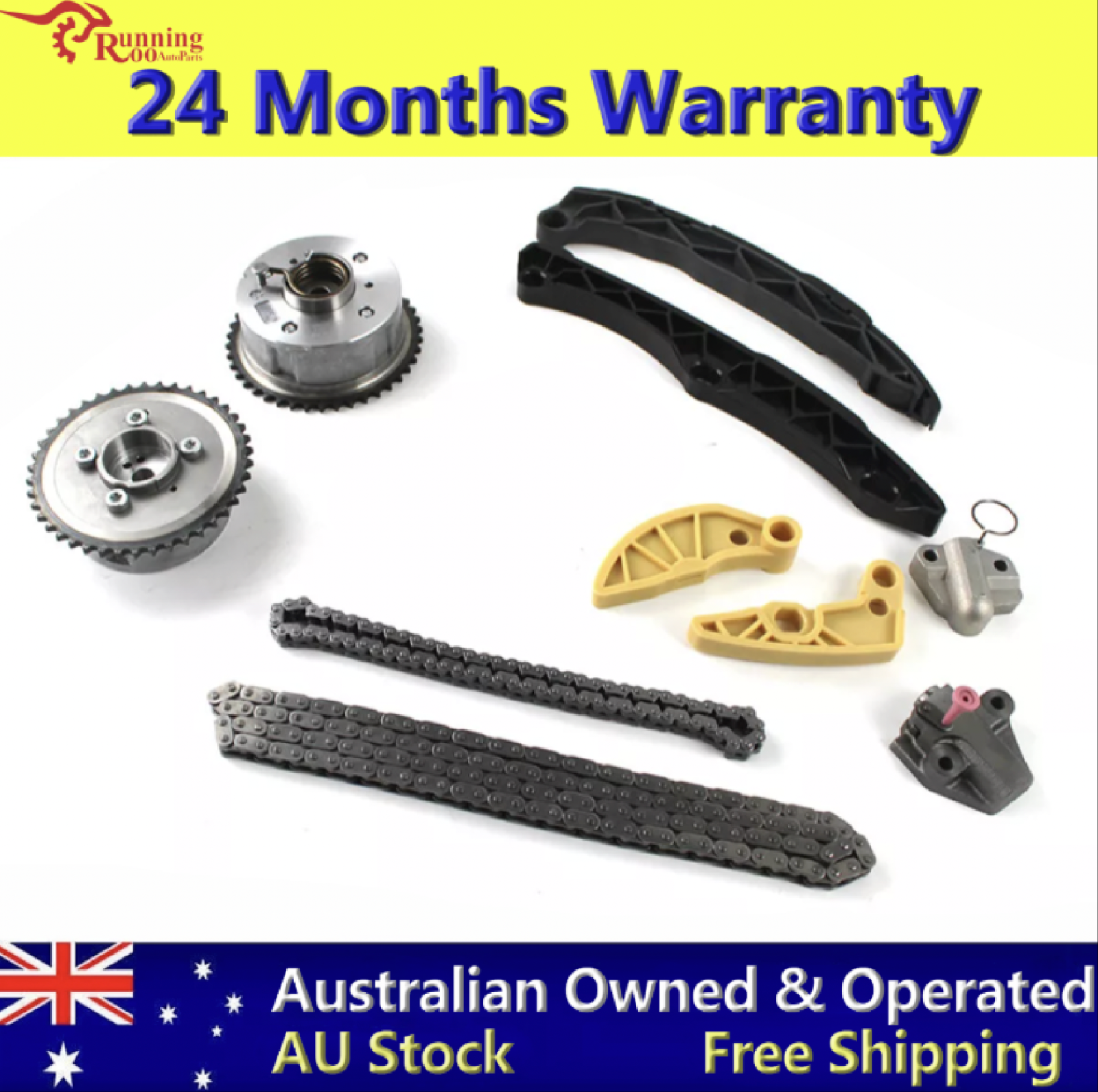 G4KJ Timing Chain Kit Camshaft VVT Gear For KIA Sorento Optima Sportage 2.0/2.4L