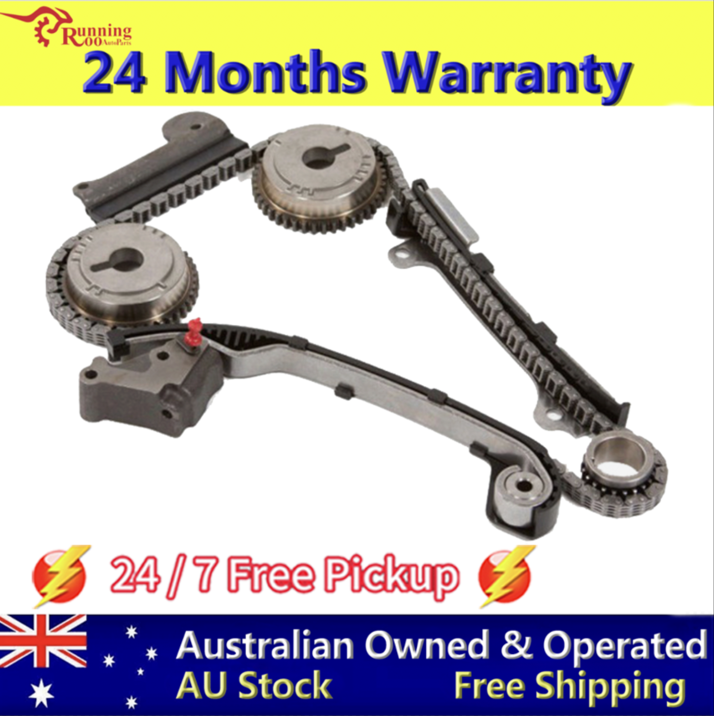 Timing Chain Kit Fit Pulsar Almera 1.6 1.8L N16 QG18DE QG16DE w/VVT Gear