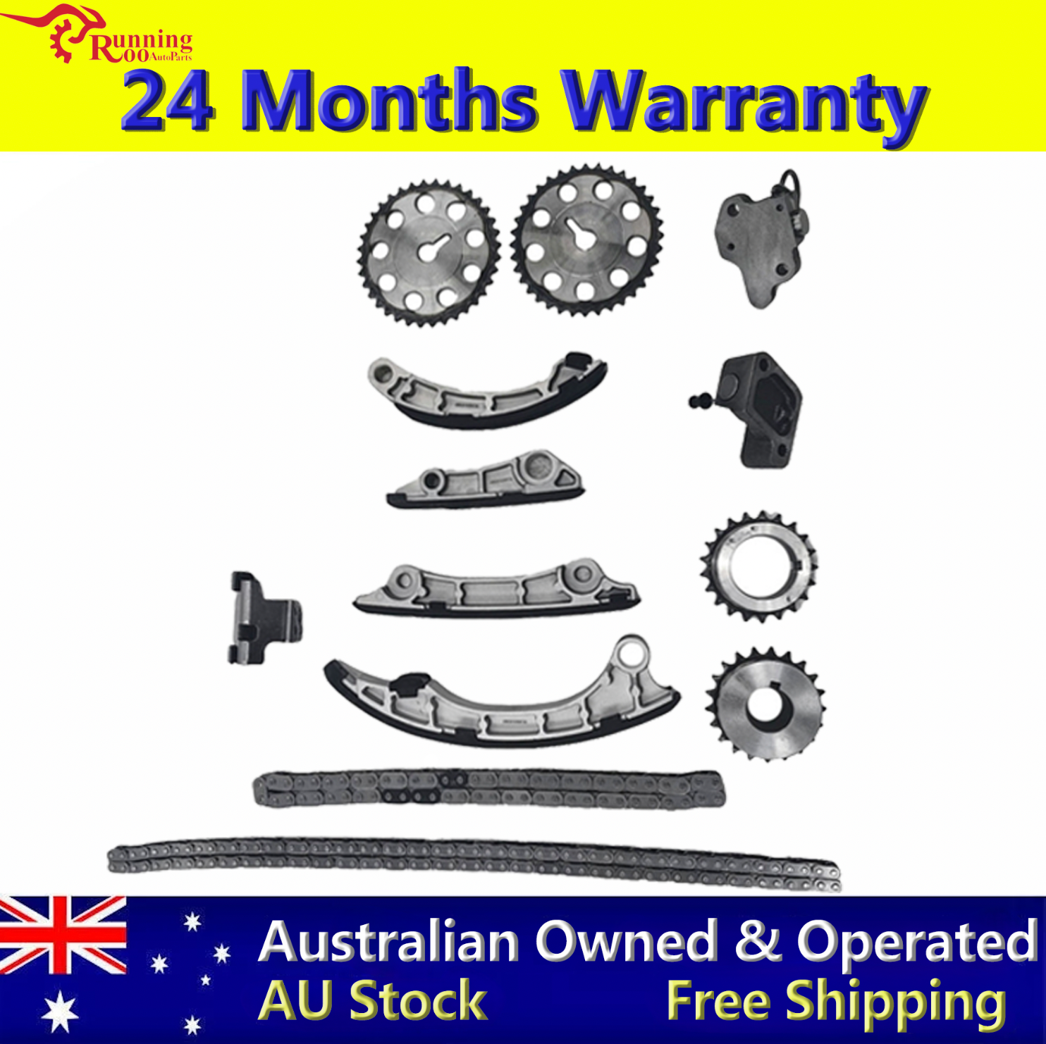 1GD-FTV 2GD-FTV Timing Chain Kit FIT Toyota Prado HiAce Hilux 2.4L 2.8L Diesel