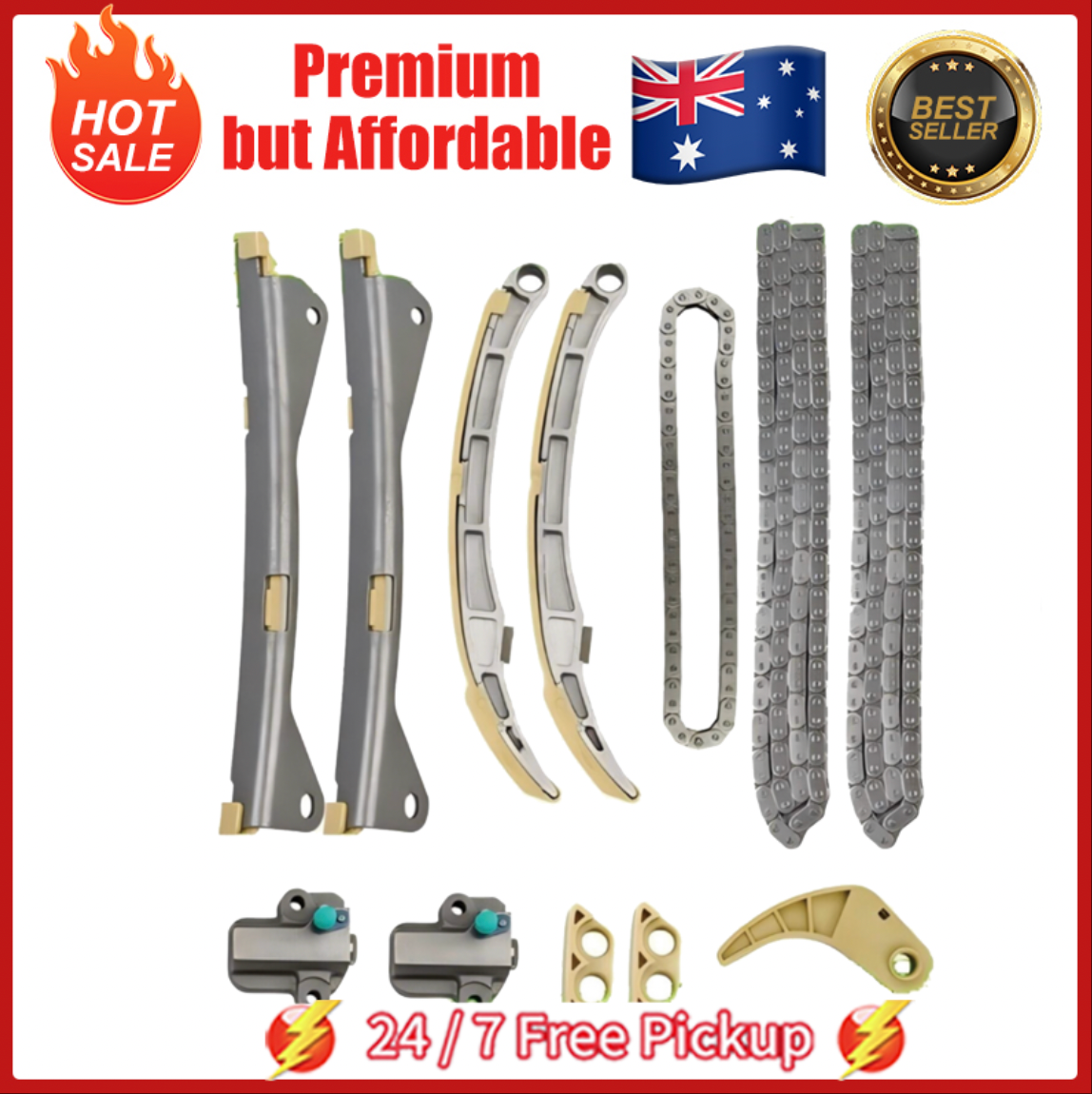 Timing Chain Kit Match Hyundai Genesis Santa Fe Kia Carnival 3.3L 3.8L 2015-21