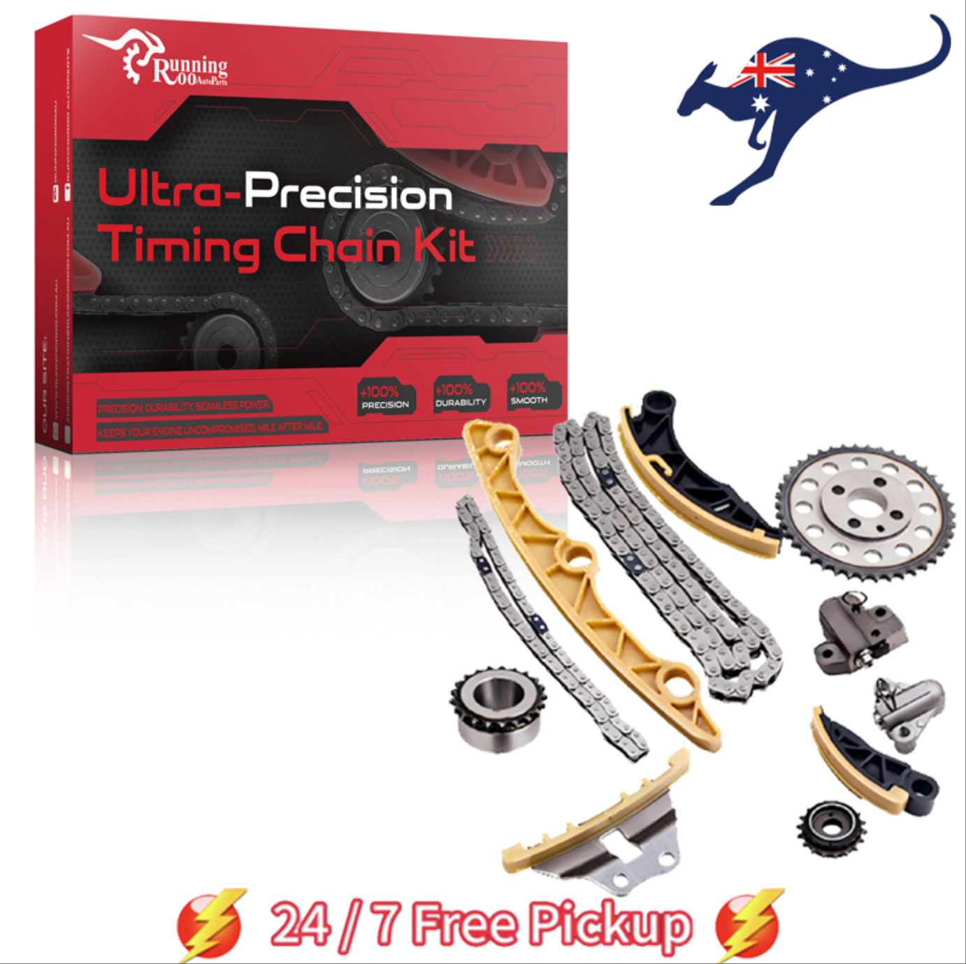 Timing Chain Kit Fit MAZDA CX-7 3 6 2.2L DIESEL MZR-CD Turbo R2AA 2007-13 w/Gear