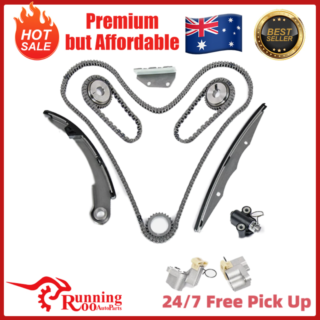 TimingChain Kit VQ40 4.0L for Nissan Navara Altima Xterra – 24/7 Melbourne Local