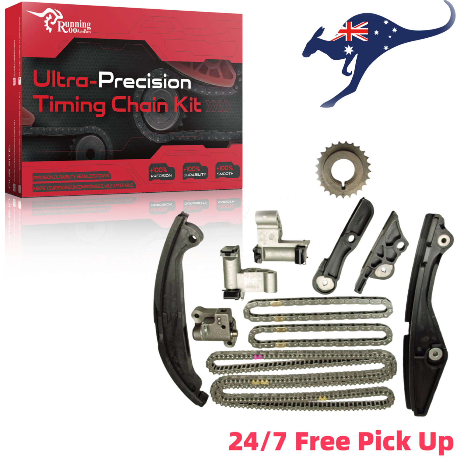 9-0738SB Timing Chain Kit Front for Ford Explorer Fusion Taurus MKZ Flex