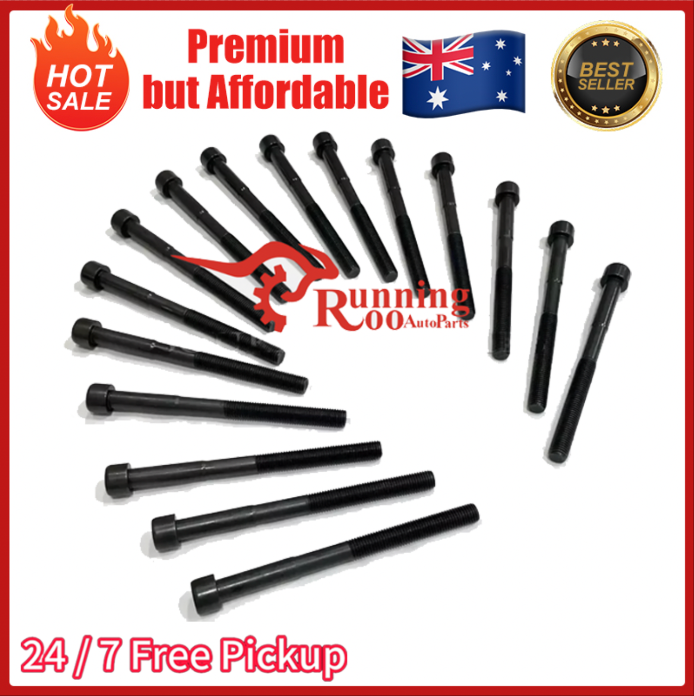 90910-02162 Fit Toyota HEAD BOLT SET 1GR-FE 2GR-FE/FSE 3GR-FE 4GR-FSE