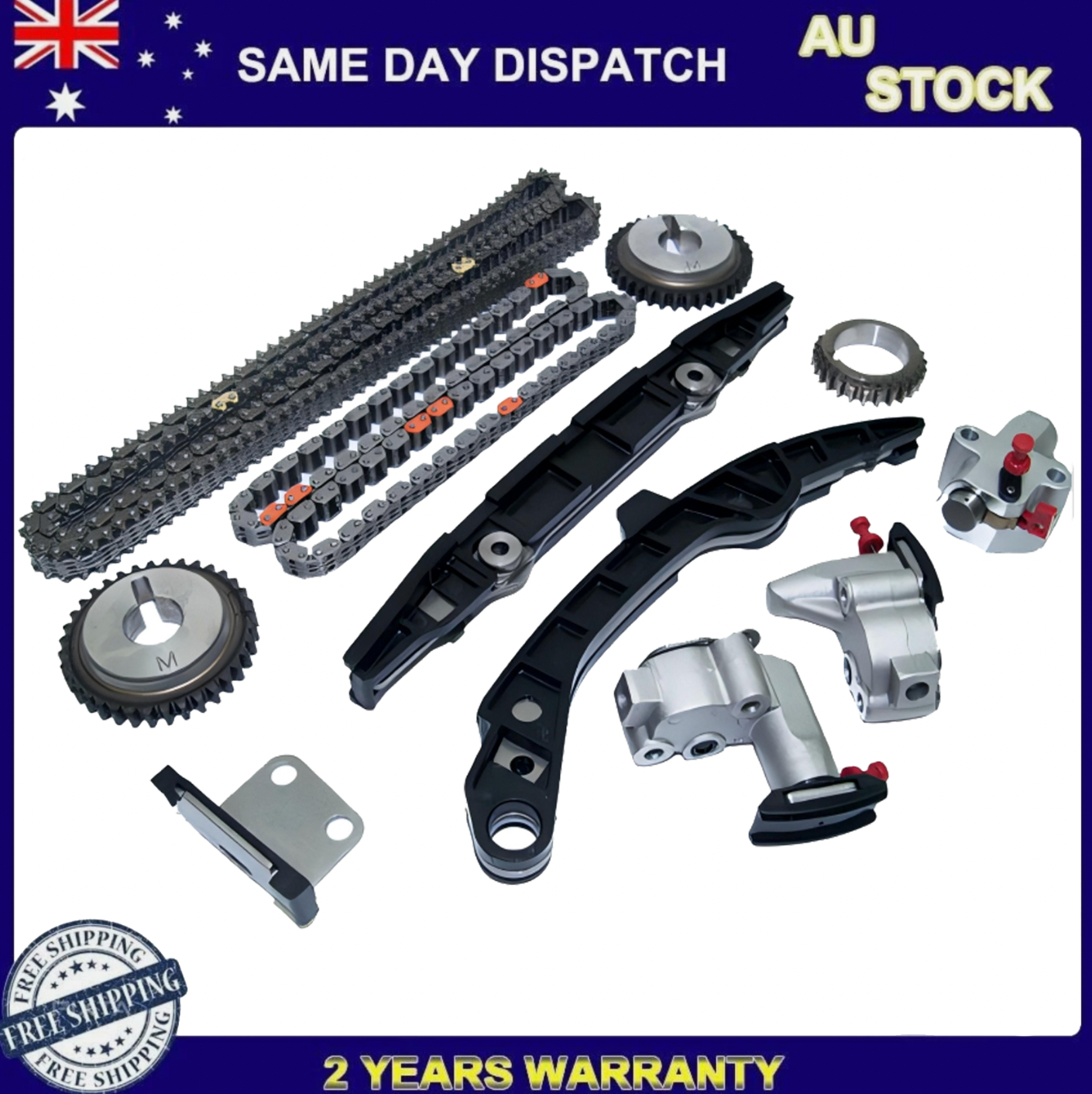 Timing Chain Kit Fits 370Z Infiniti QX70 Q50 G37 3.7 VQ37VHR 2008-14