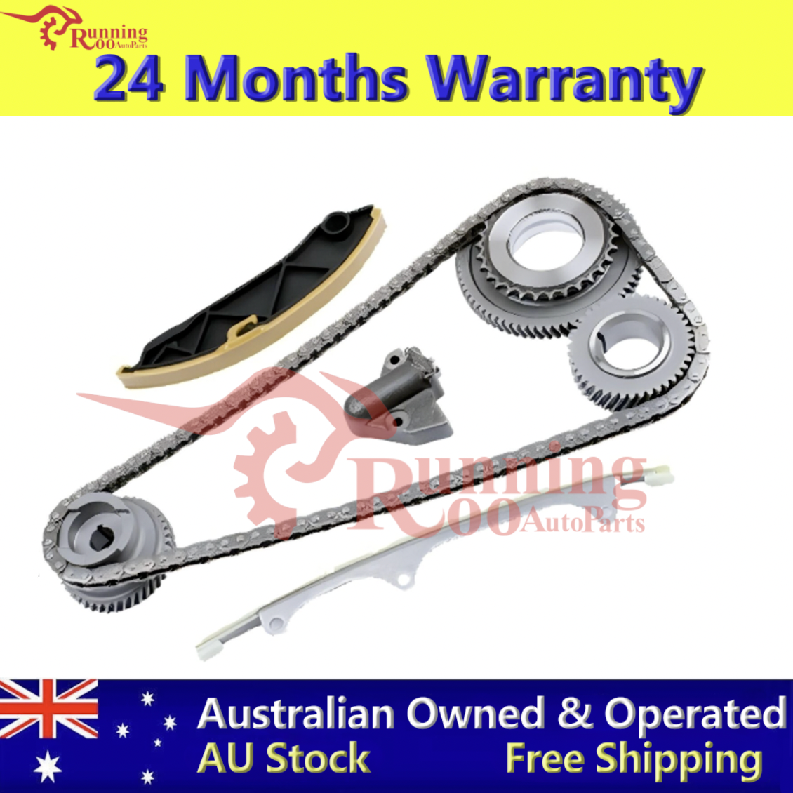 Timing Chain Kit For Mitsubishi L200 Triton Pajero Sport III 2.4D 4N15 2015-