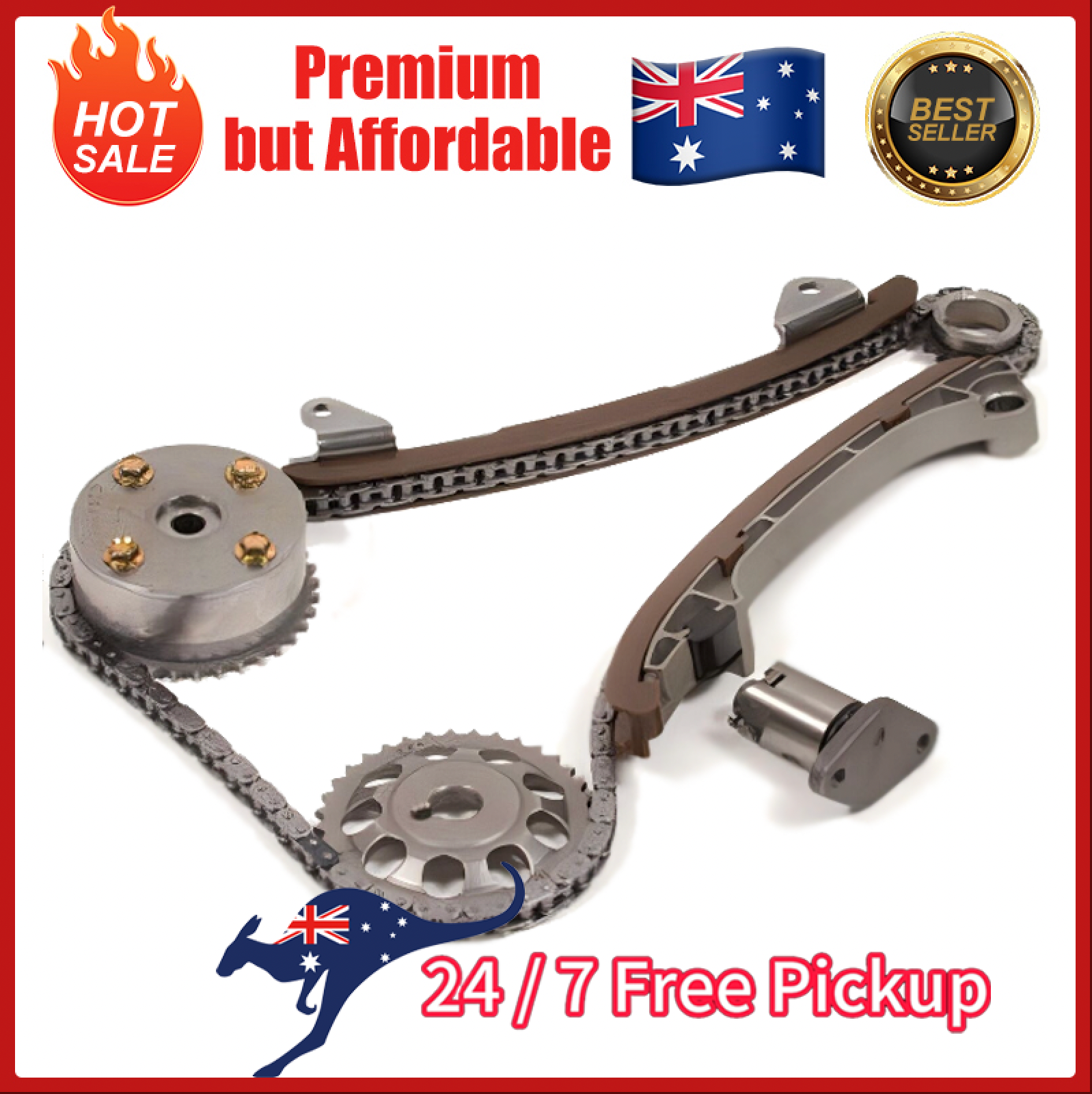 VVT Adjuster Timing Chain Kit Fit Toyota Corolla Celica 1.8L