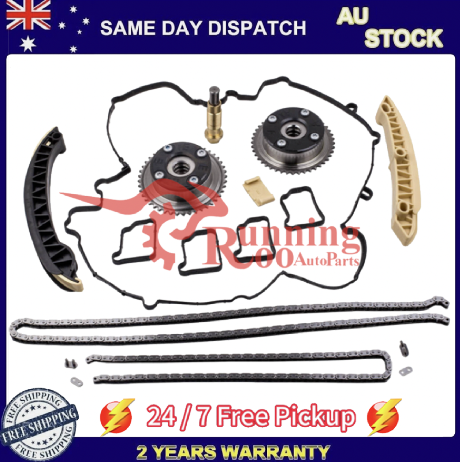 Camshaft Adjuster Timing Chain Kit for Mercedes M271 C-Class W203 W204 CLK-CLASS