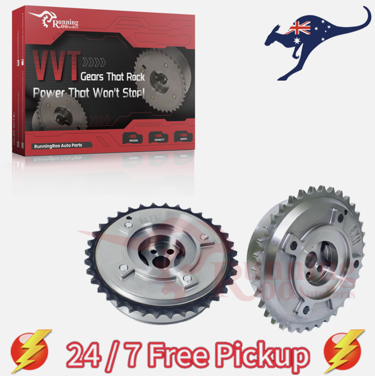 Intake + Exhaust VVT Camshaft Gears for Camry 2AR-FE 1AR-FE 2pcs