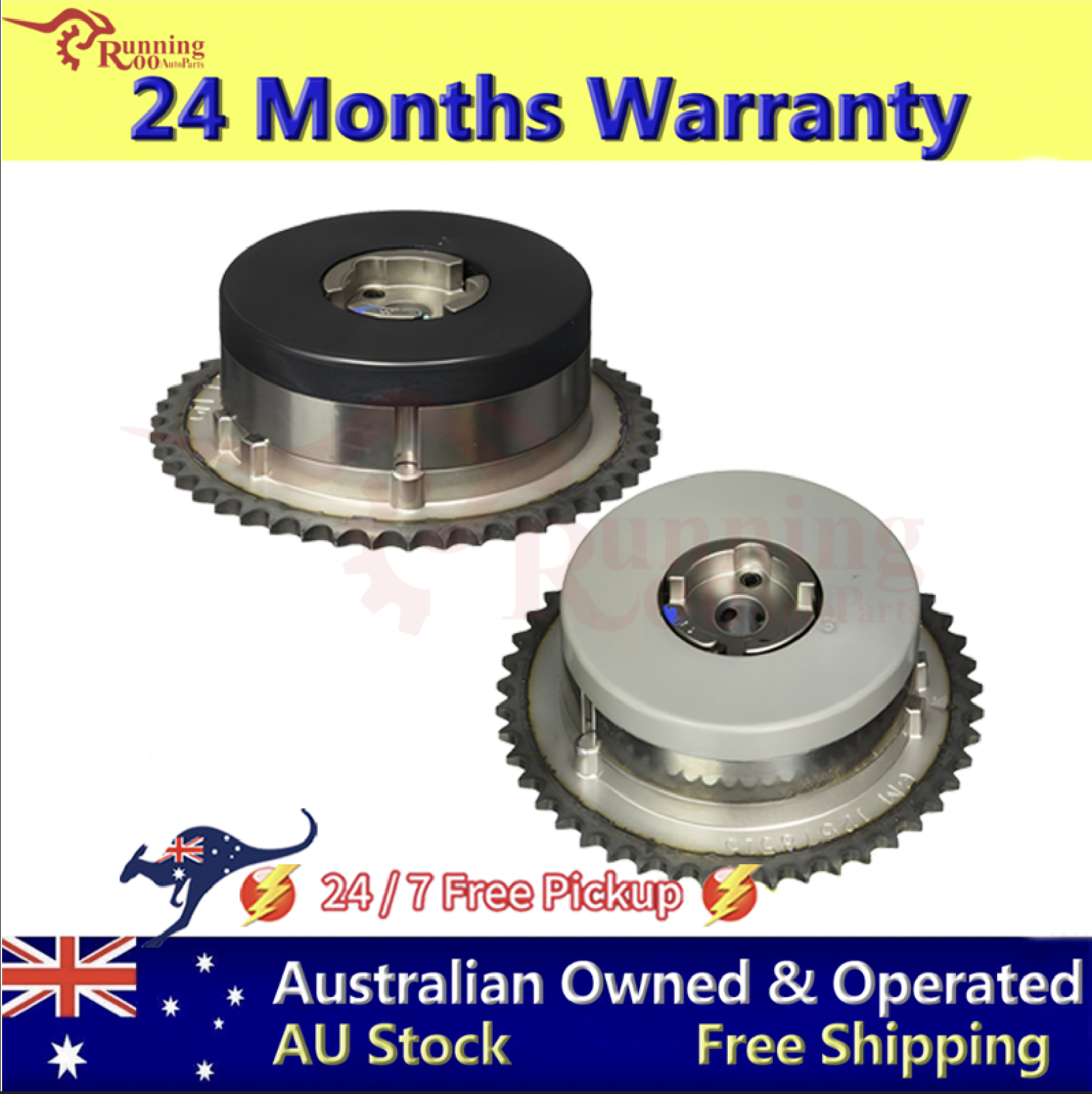 Pair-Intake & Exhaust Cam Phaser Variable Valve Timing Actuator Fit GM 2.0L 2.4L