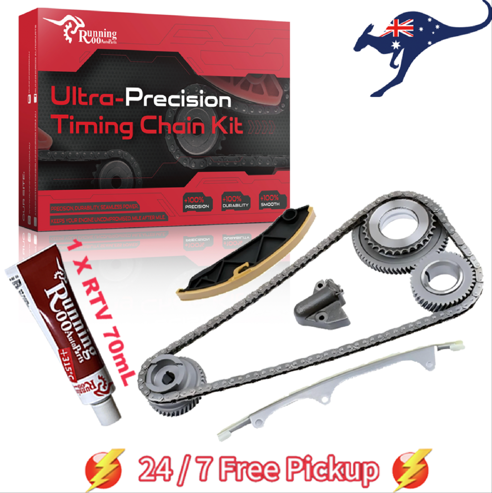 Timing Chain Kit For Mitsubishi L200 Triton Pajero Sport III 2.4D 4N15 2015-