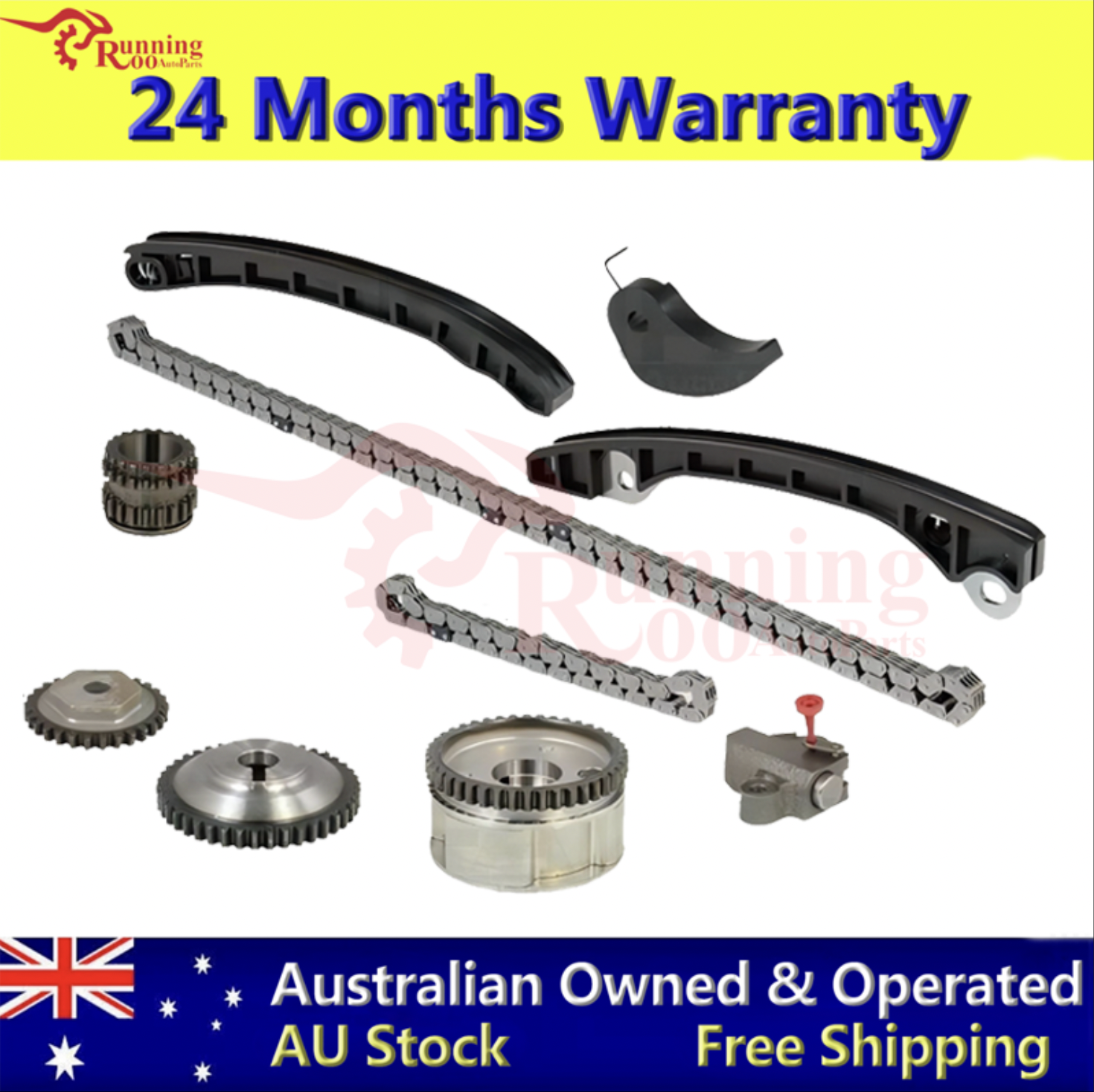 Timing Chain Kit + VVT Gear Fits Nissan Versa Tiida 1.6L HR16DE Engine