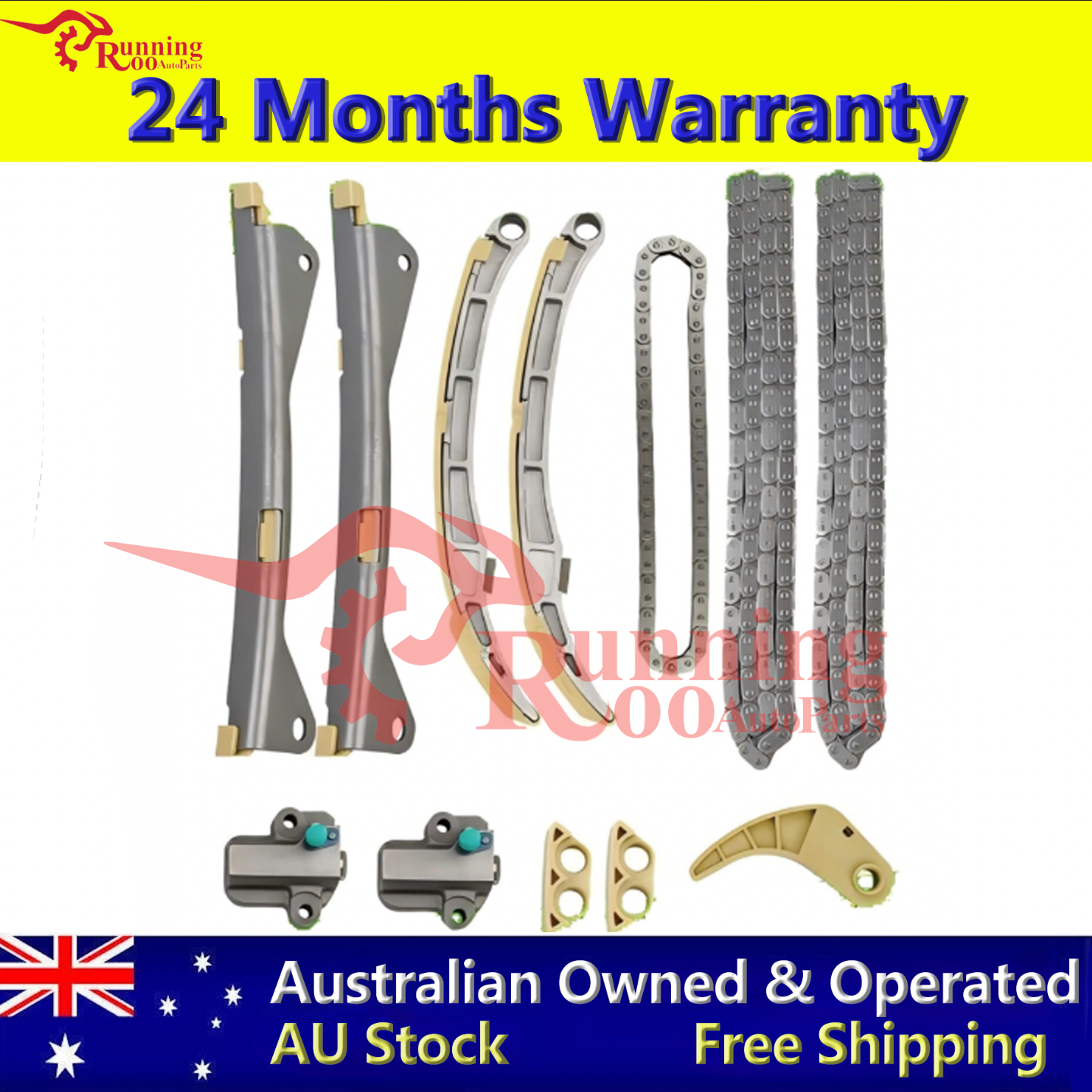 Timing Chain Kit Fit Hyundai Genesis Santa Fe Kia Carnival 3.3L 3.8L 2015-21