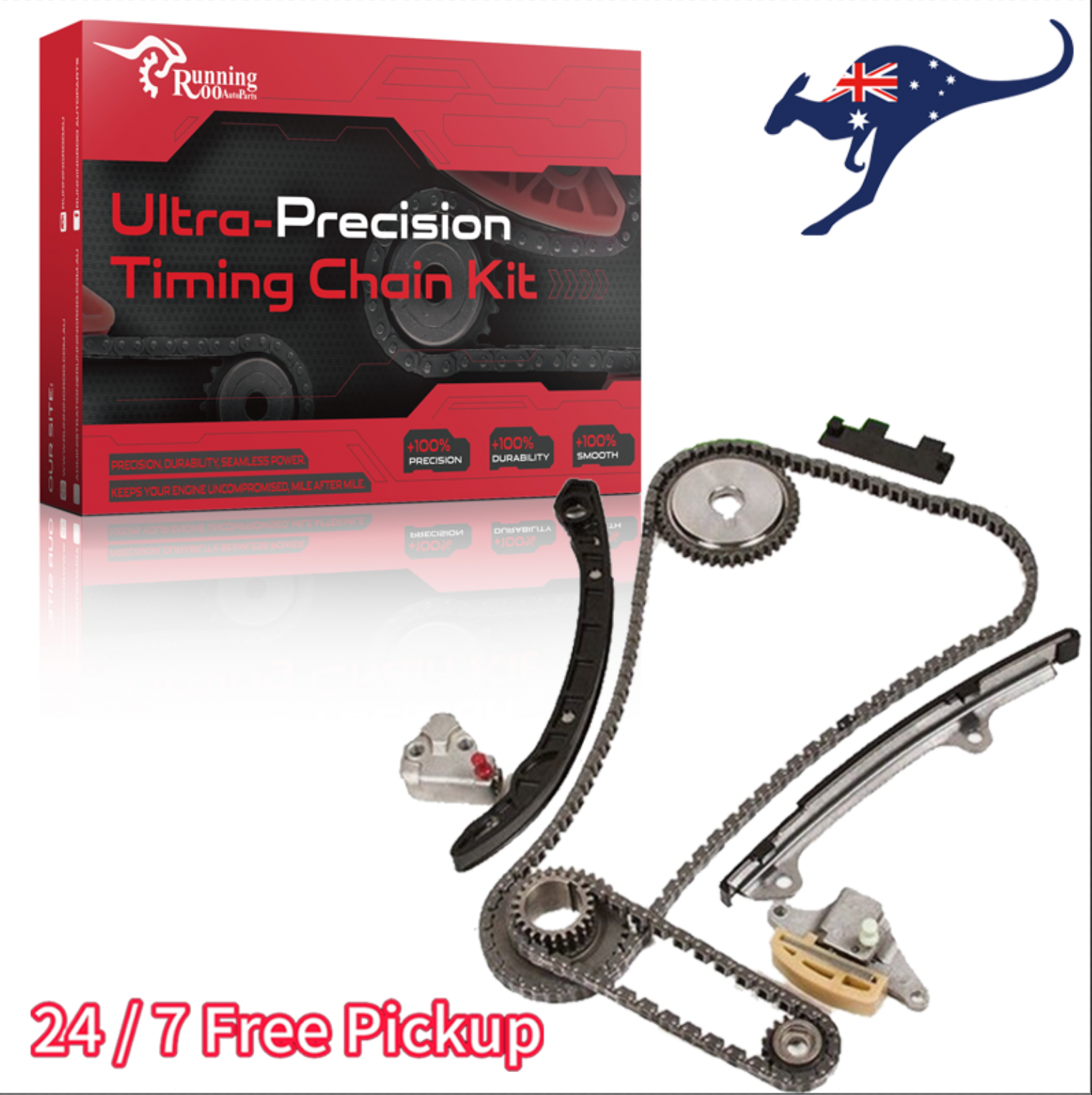 Timing Chain Kit Match Nissan X-Trail T31 2.5L L4 DOHC QR25DE w/Gears