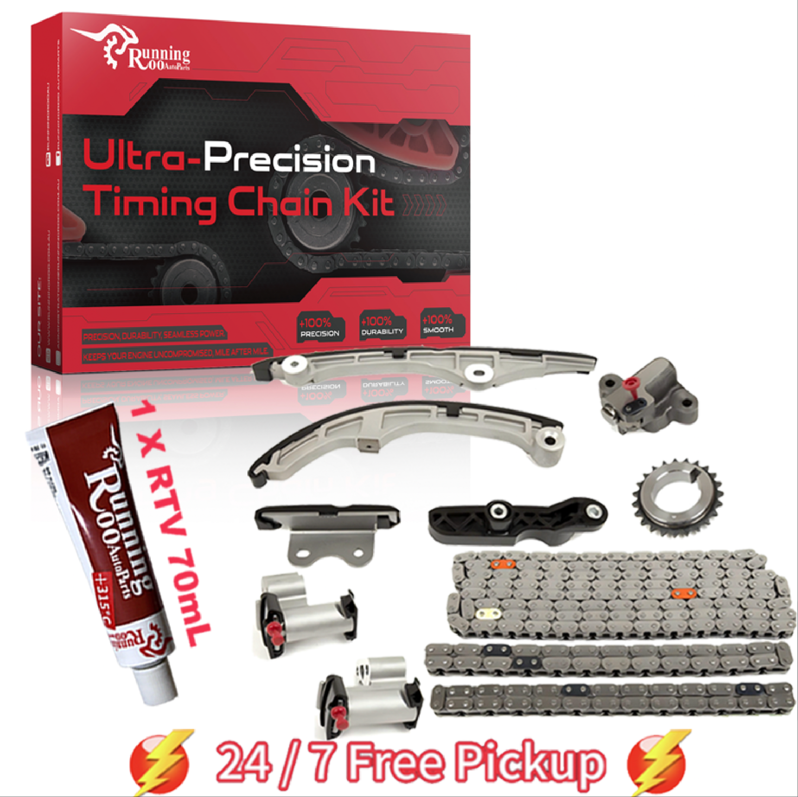 V6 Timing Chain Kit For Mazda CX-9 2007–2010 + RTV Gasket Seal