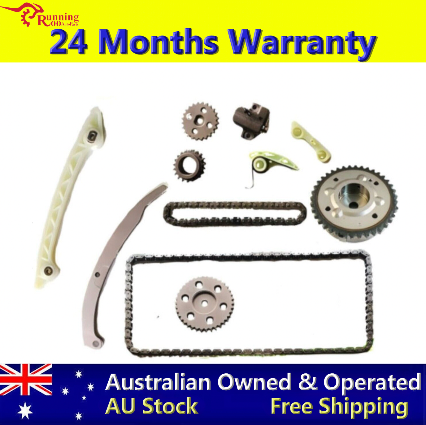 FOR MAZDA.3. 5. 6 2.0L 16V PETROL TIMING CHAIN KIT WITH VVT GEAR ADJUSTER PHASER