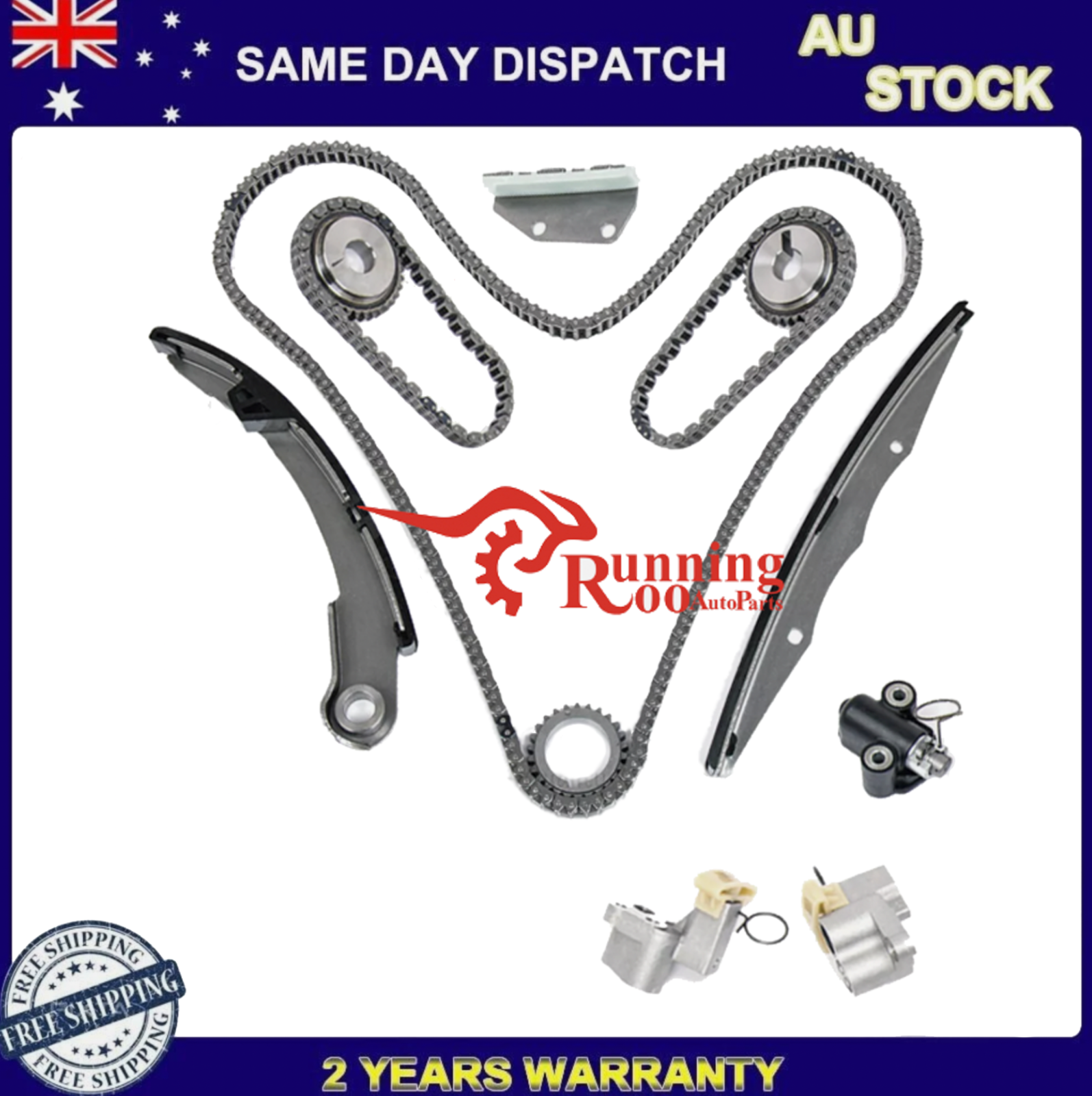VQ40 4.0L Timing Chain Kit Fits Nissan Navara Altima Xterra | 24/7 Pickup in Mel