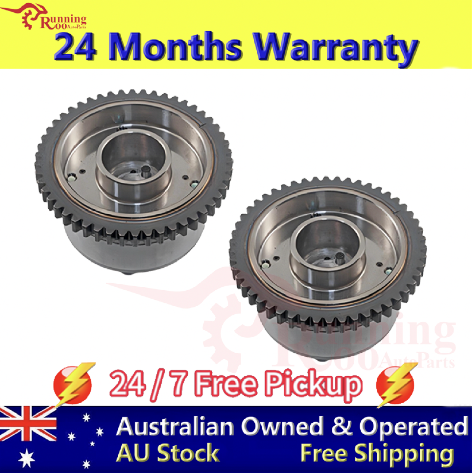 VVT Camshaft Gears 2pcs Fit Hyundai 3.3L Kia Carnival 3.8L G6DA