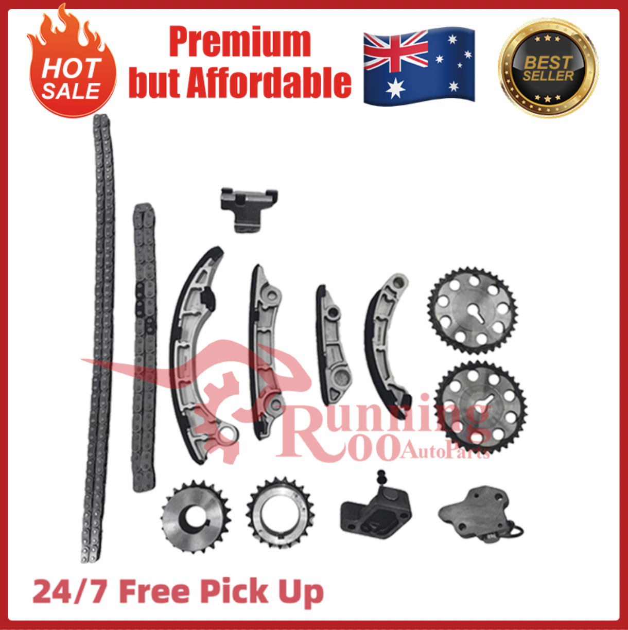 Timing Chain Kit Fits Toyota Hilux Fortuner Prado Hiace 1GD 2GD 2.4 2.8 D