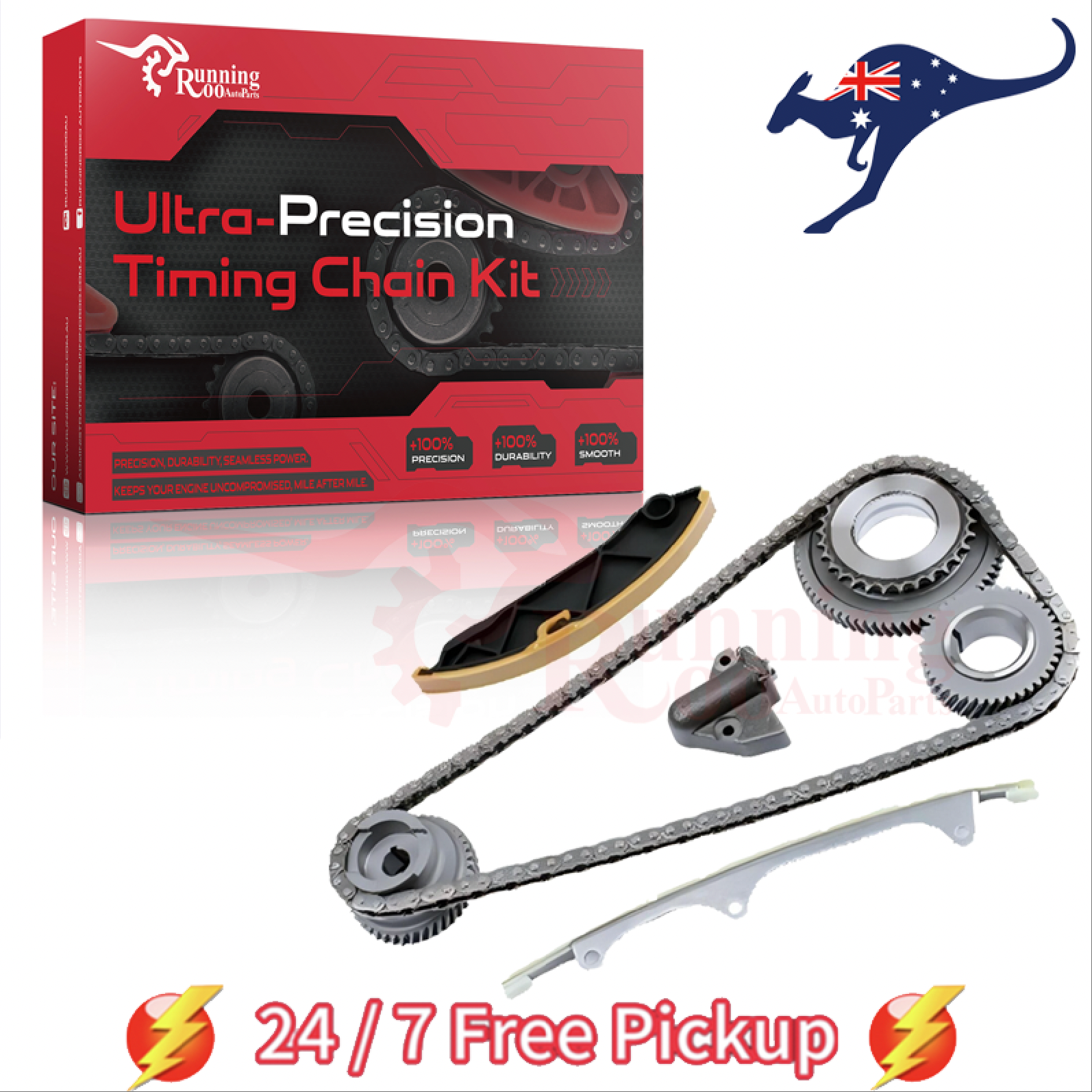 Timing Chain Kit Suit Mitsubishi L200 Triton Pajero Sport III 2.4D 4N15 2015-