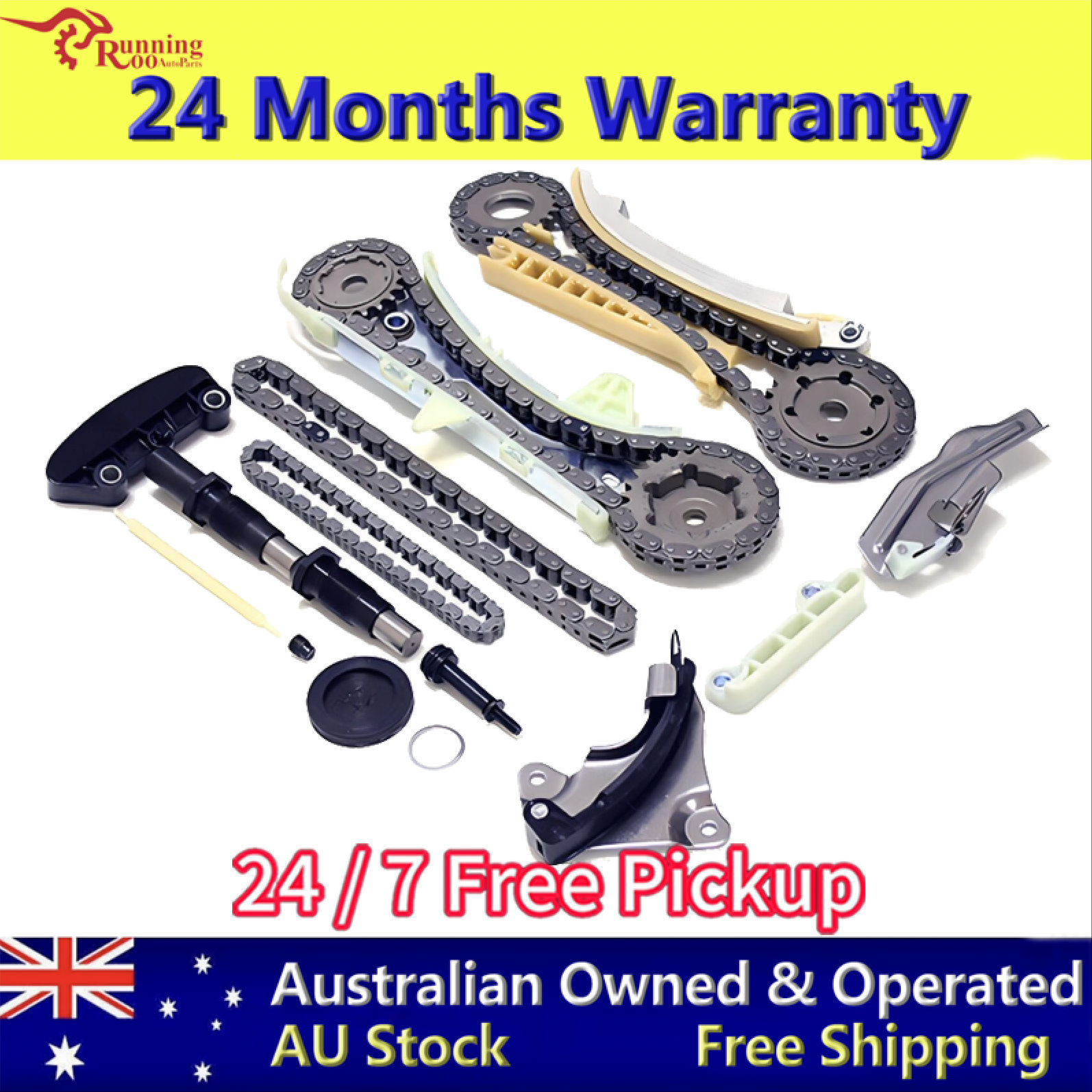 Timing Chain Kit For Ford Mustang Explorer Courier Mazda Bravo 4.0L SOHC 97-10