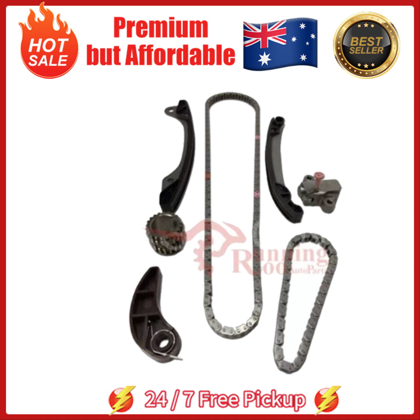 TIMINGCHAIN KIT NISSAN HRA2DDT TURBO/ H5FT MATCH JUKE PULSAR QASHQAI1.2L 2013-19