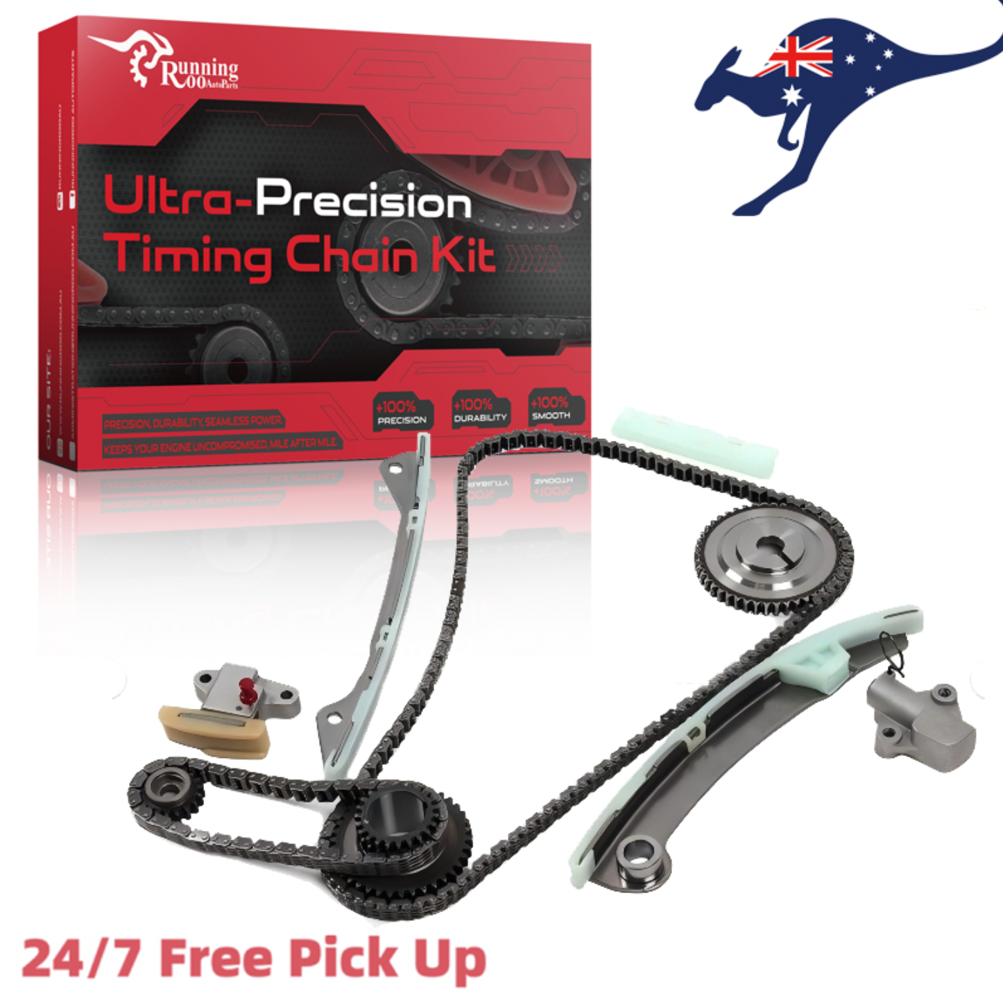 Nissan Tiida QASHQAI X-Trail 1.8 2.0 MR18DE MR20DE Timing Chain Kit (10pcs)