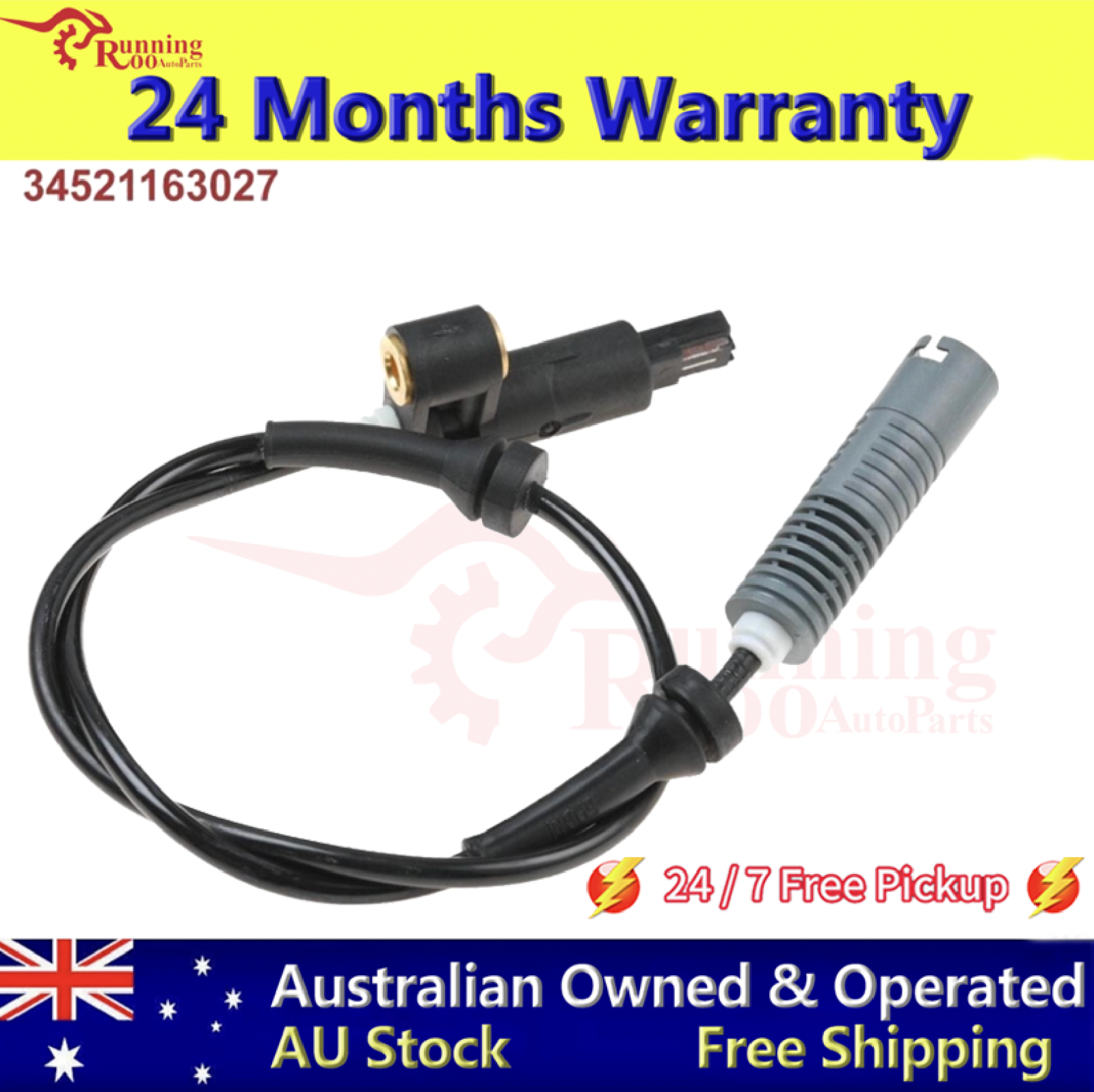 Fit BMW E36 316i 318i 320i 323i 325i 328i M3 Z3 Front Left or Right ABS Sensor
