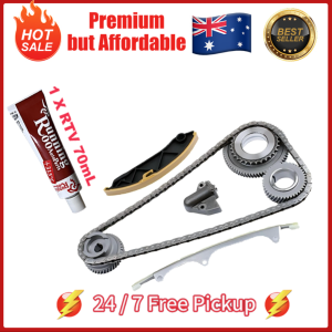 Timing Chain Kit Fit Mitsubishi Triton 2.4D 4N15 + RTV Gasket Glue
