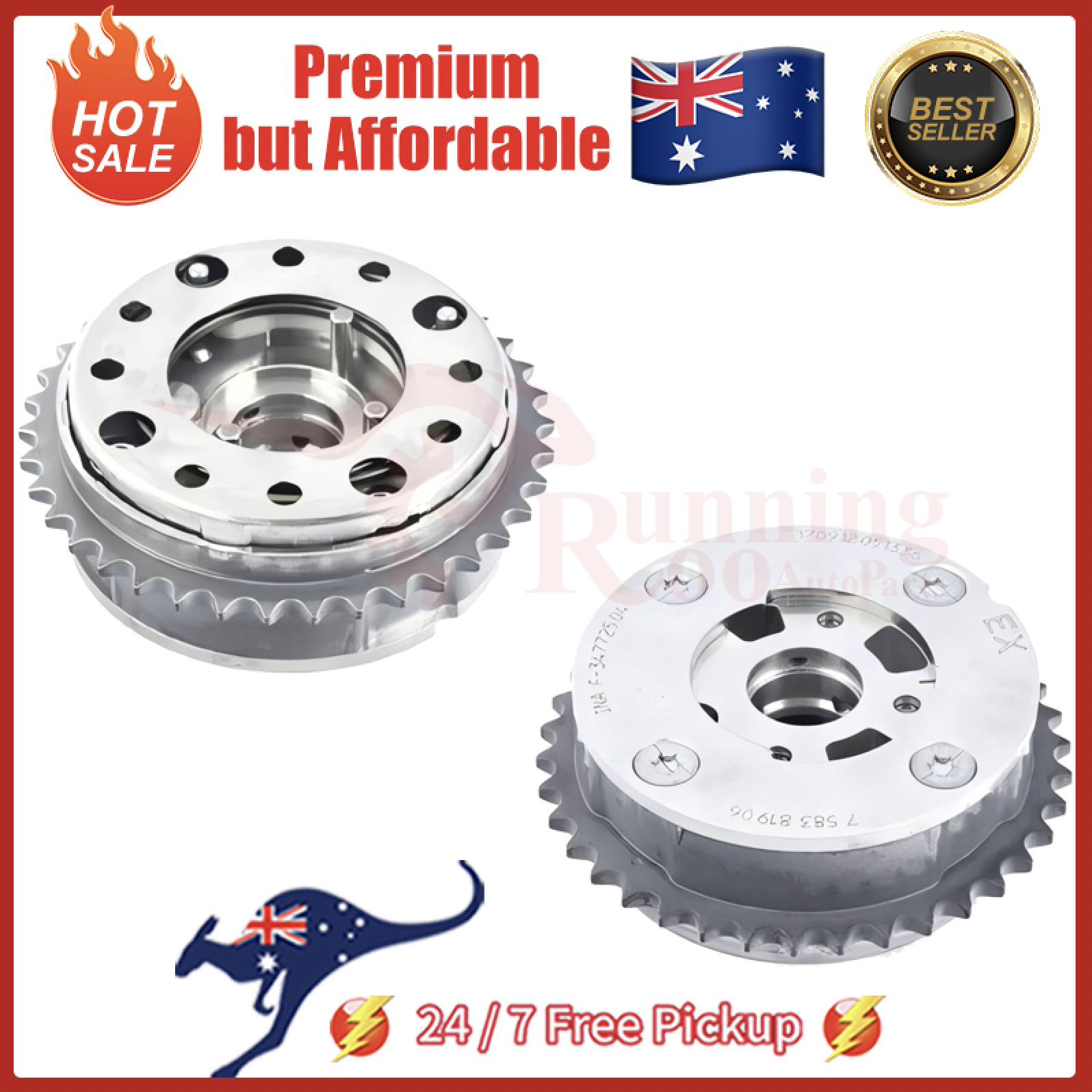 Intake+Exhaust Camshaft VVT Adjuster For BMW N20 N26 F22 11367583818 11367583819