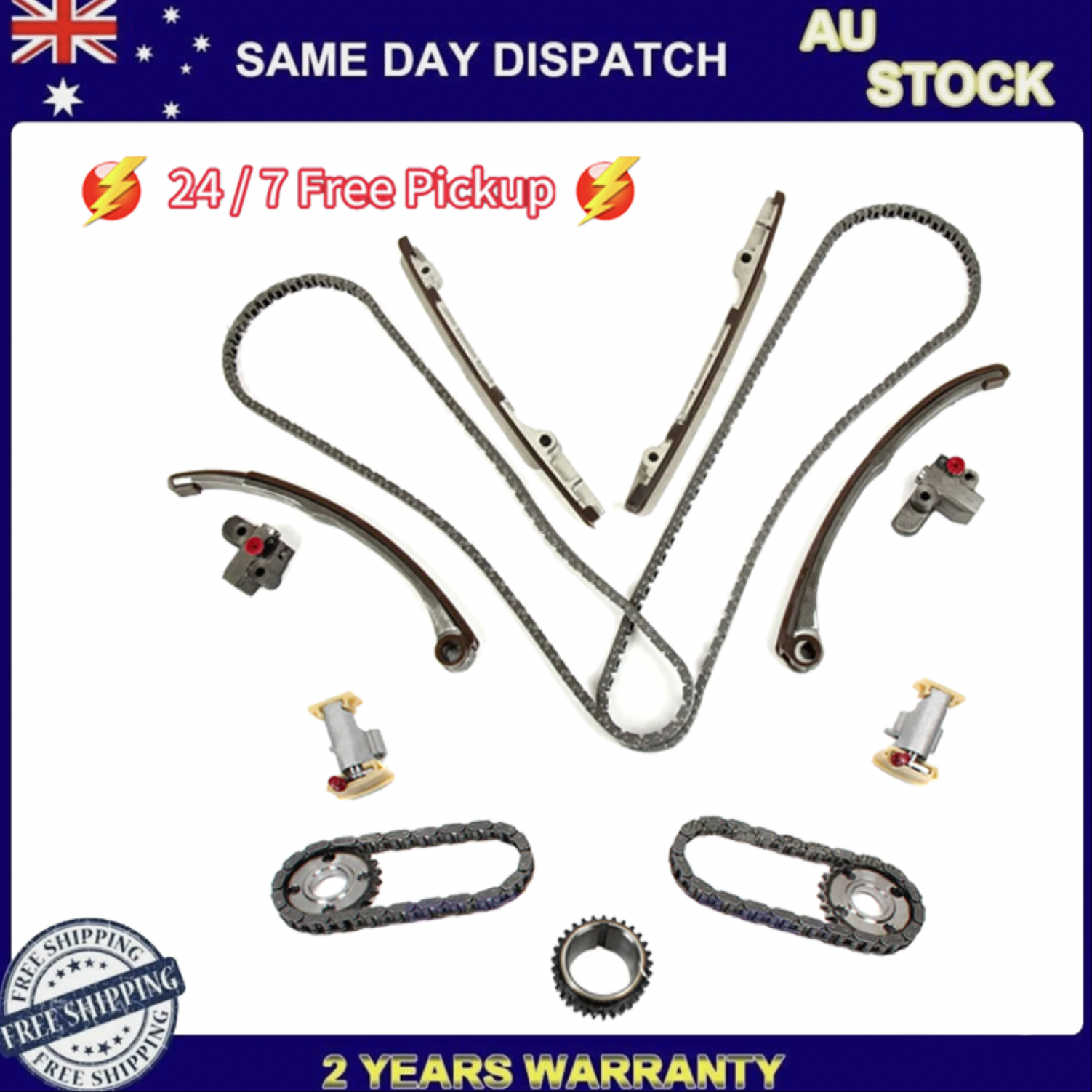 Timing Chain Kit Fit Jaguar XK XK8 S-Type Land Rover LR3 Range Rover 4.0 4.2 4.4