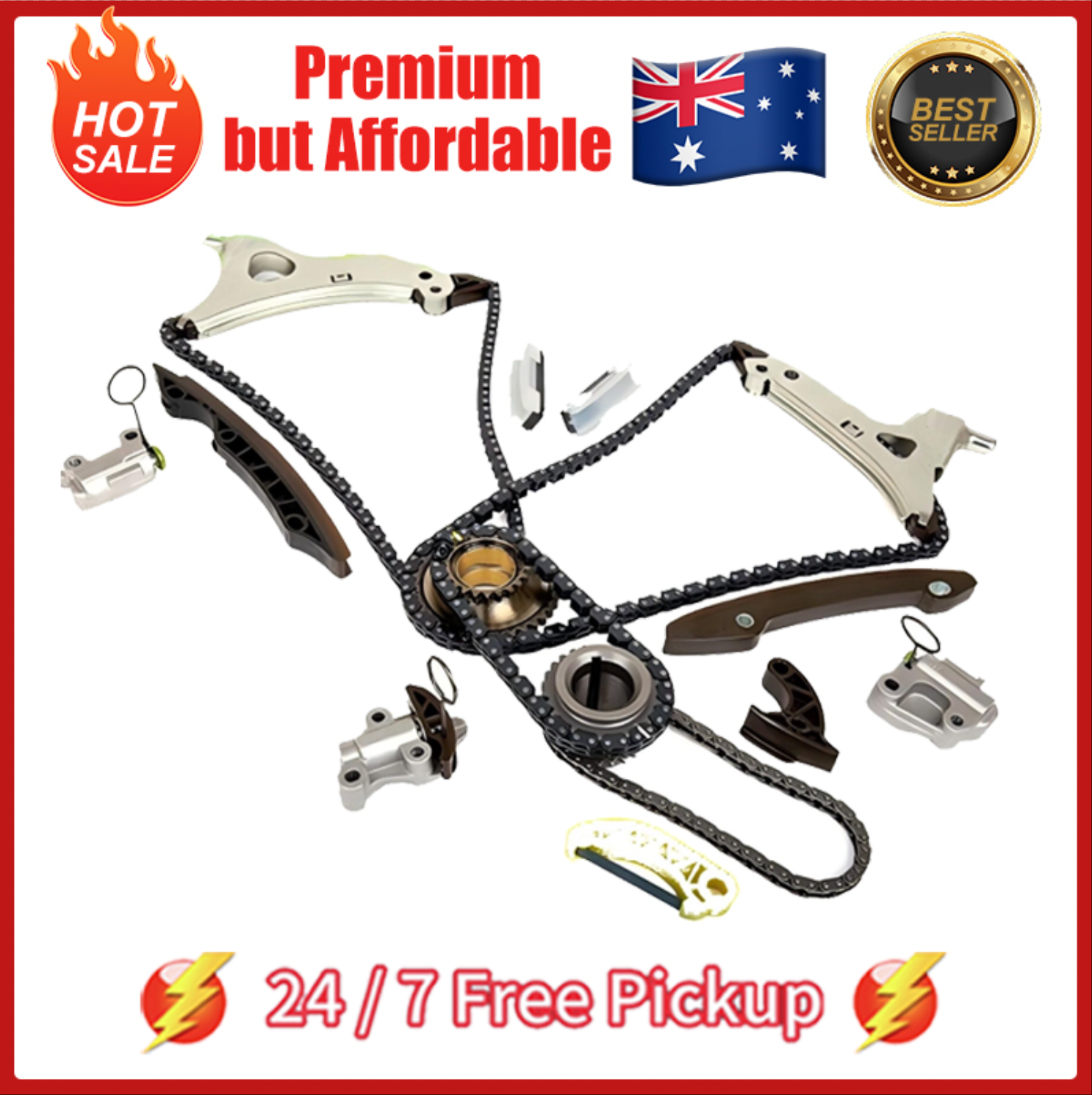 Timing Chain Kit For Mercedes-Benz M276 E300 C350 E350 GLK300 ML350 3.5L 11-15